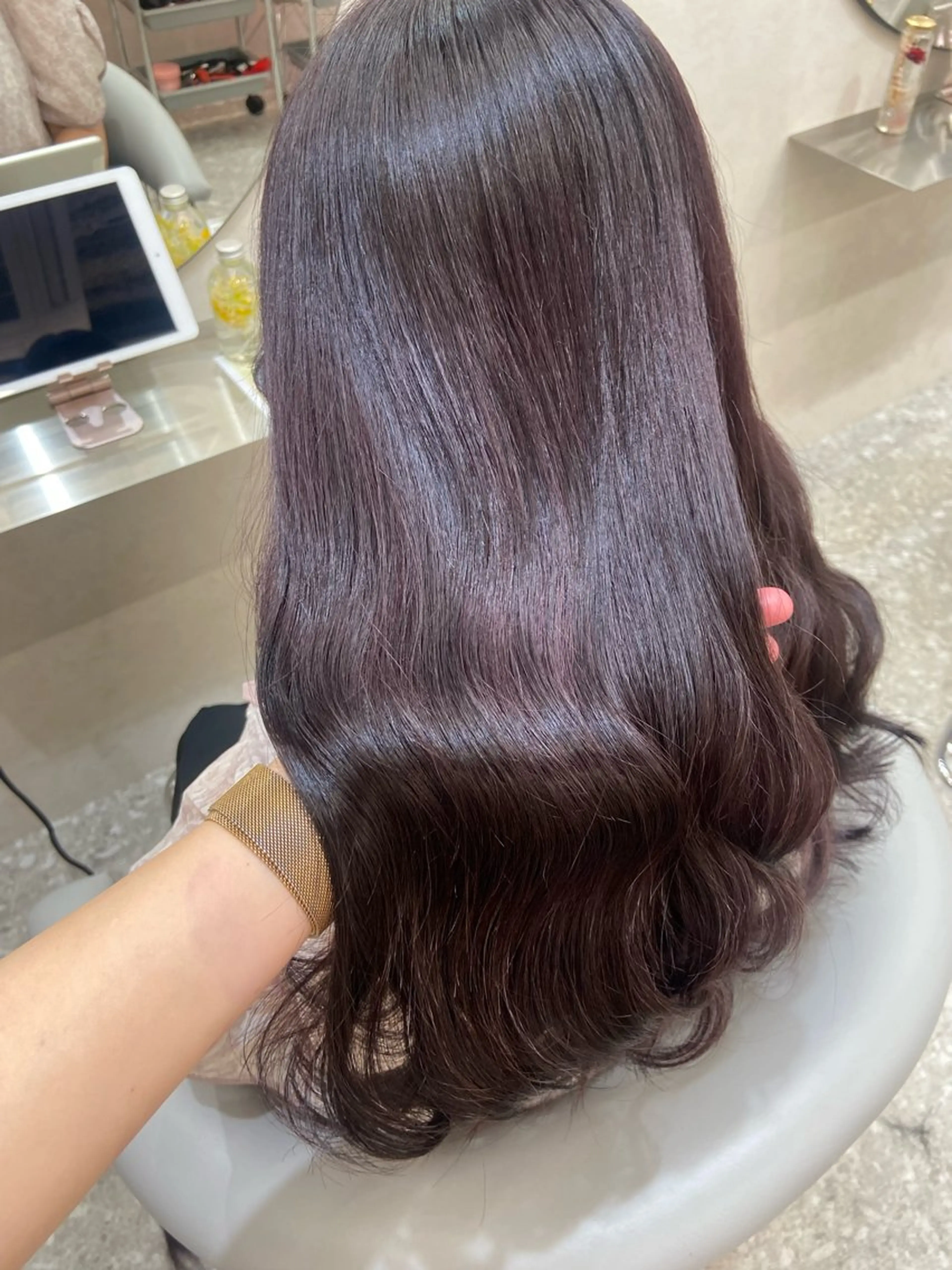 ロング カラー 新宿/韓国ヘア 中明度カラー/かやのヘアスタイル