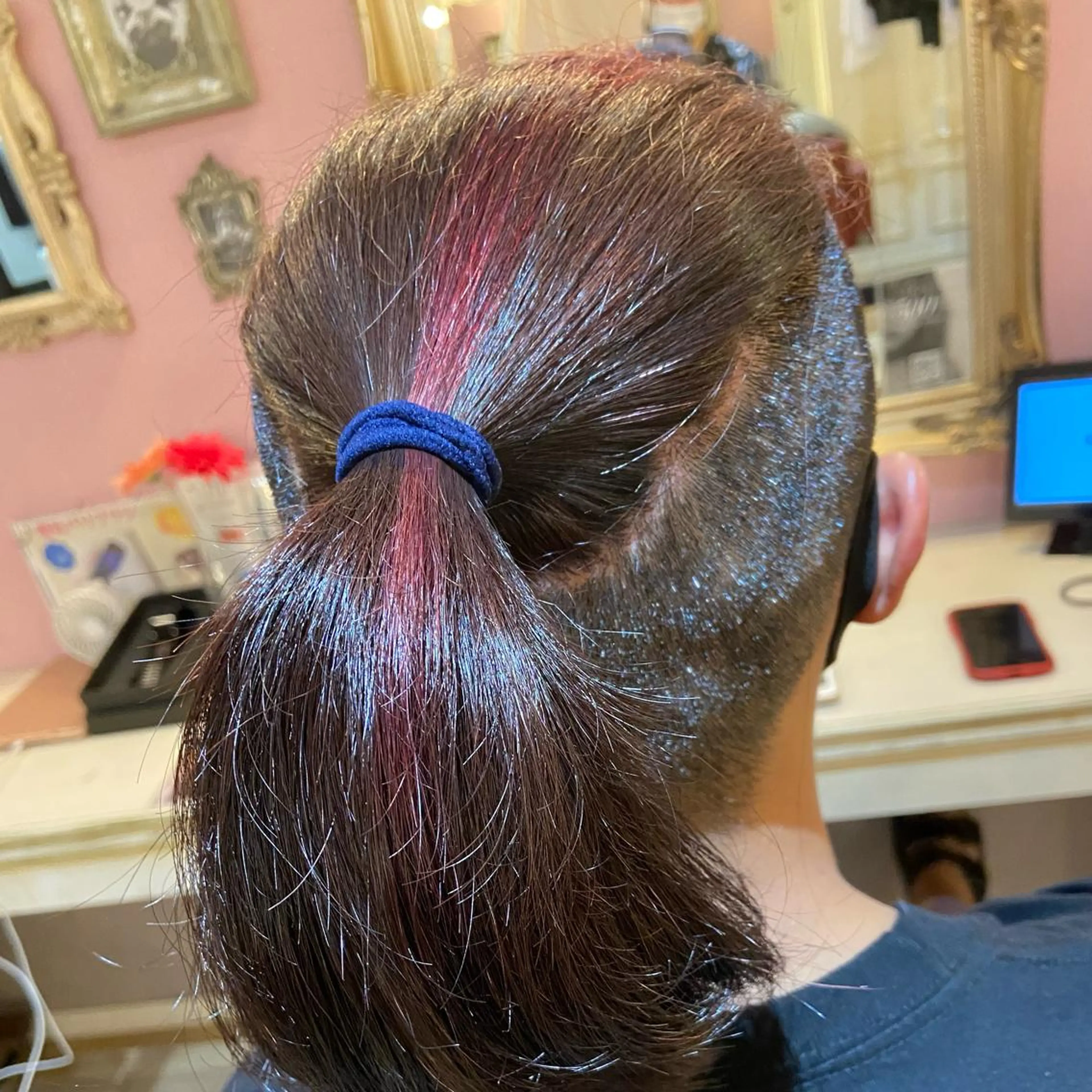 カラー ヘアアレンジ メンズ メンズブリーチ ブリーチ デザインカラー ピンクカラー Plaatje所属・Plaatje💐 ゆずはのヘアスタイル