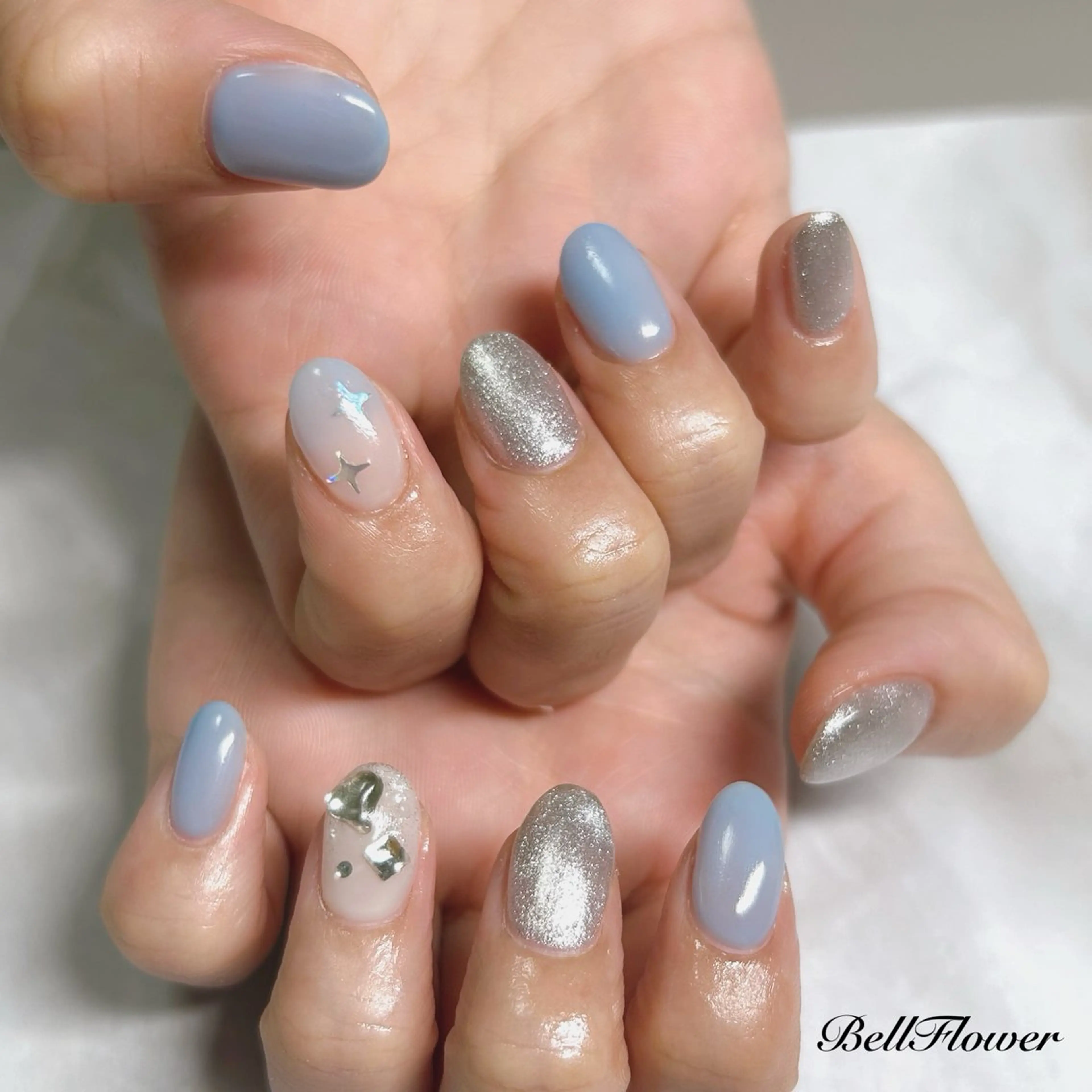 ネイル ハンドネイル Bell Flowerのネイルデザイン