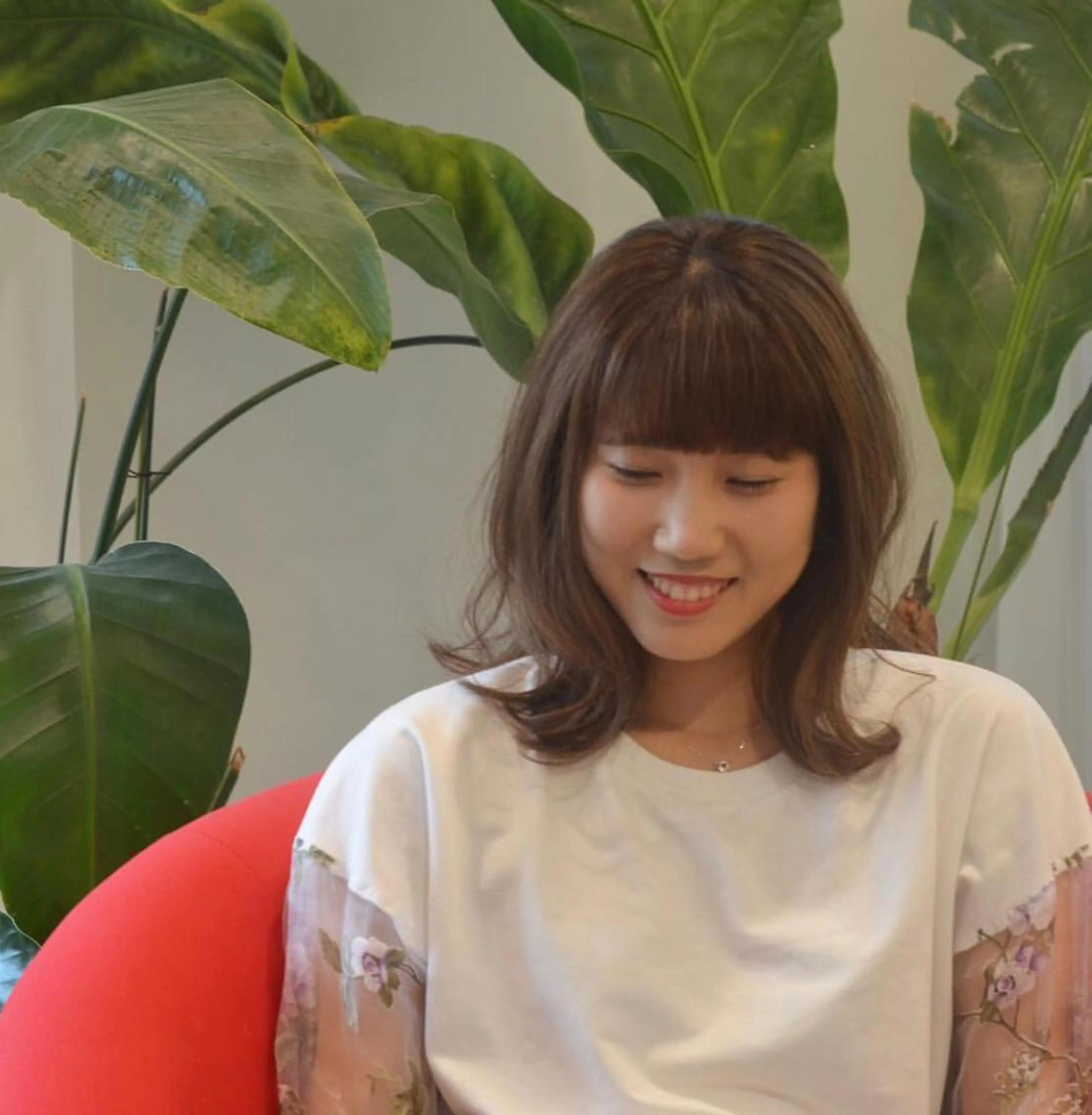 ミディアム カラー ヘアアレンジ 長瀬 燎哉のヘアスタイル