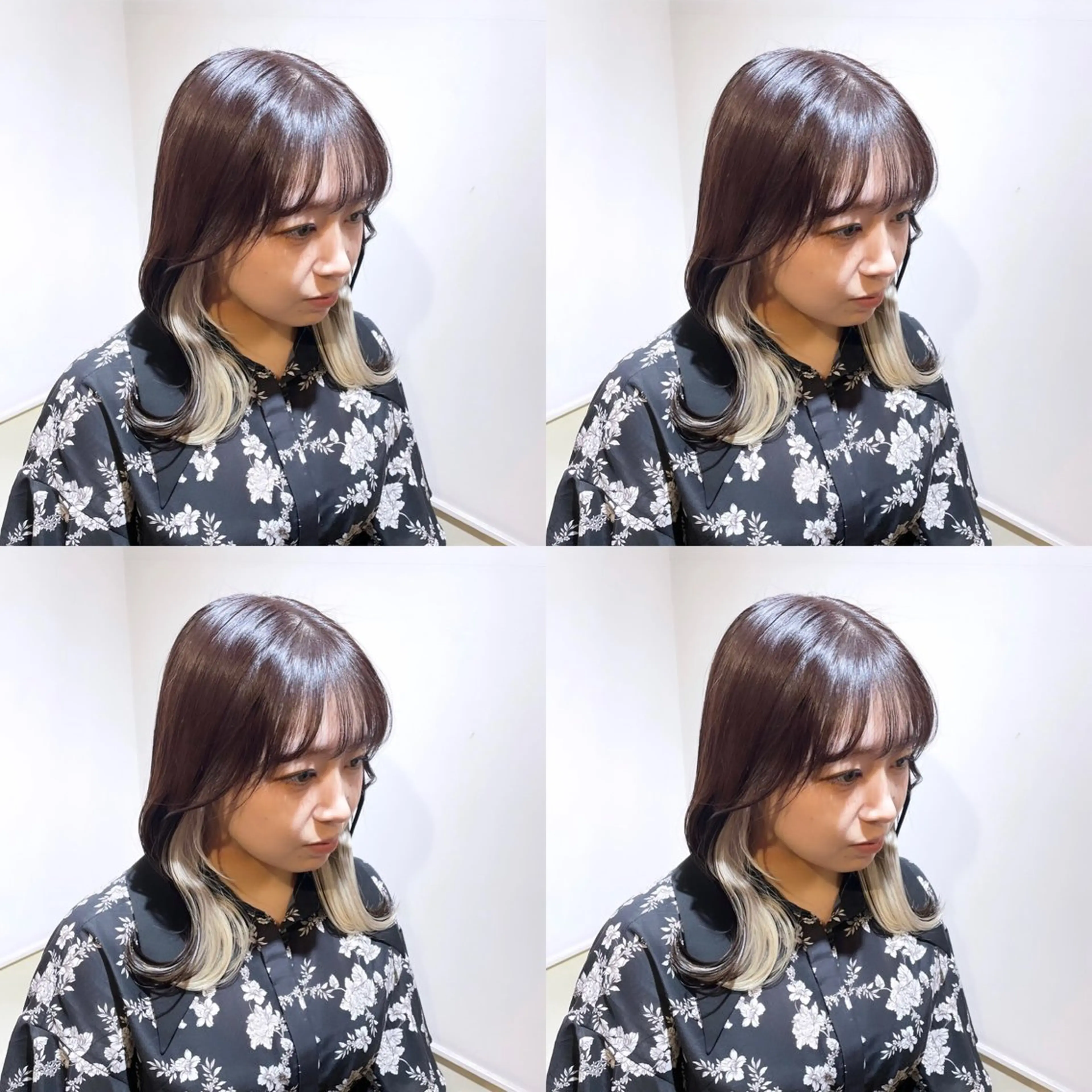 セミロング カラー ベージュカラー ホワイトベージュ 🌟トップデザイナー 高橋🌟のヘアスタイル