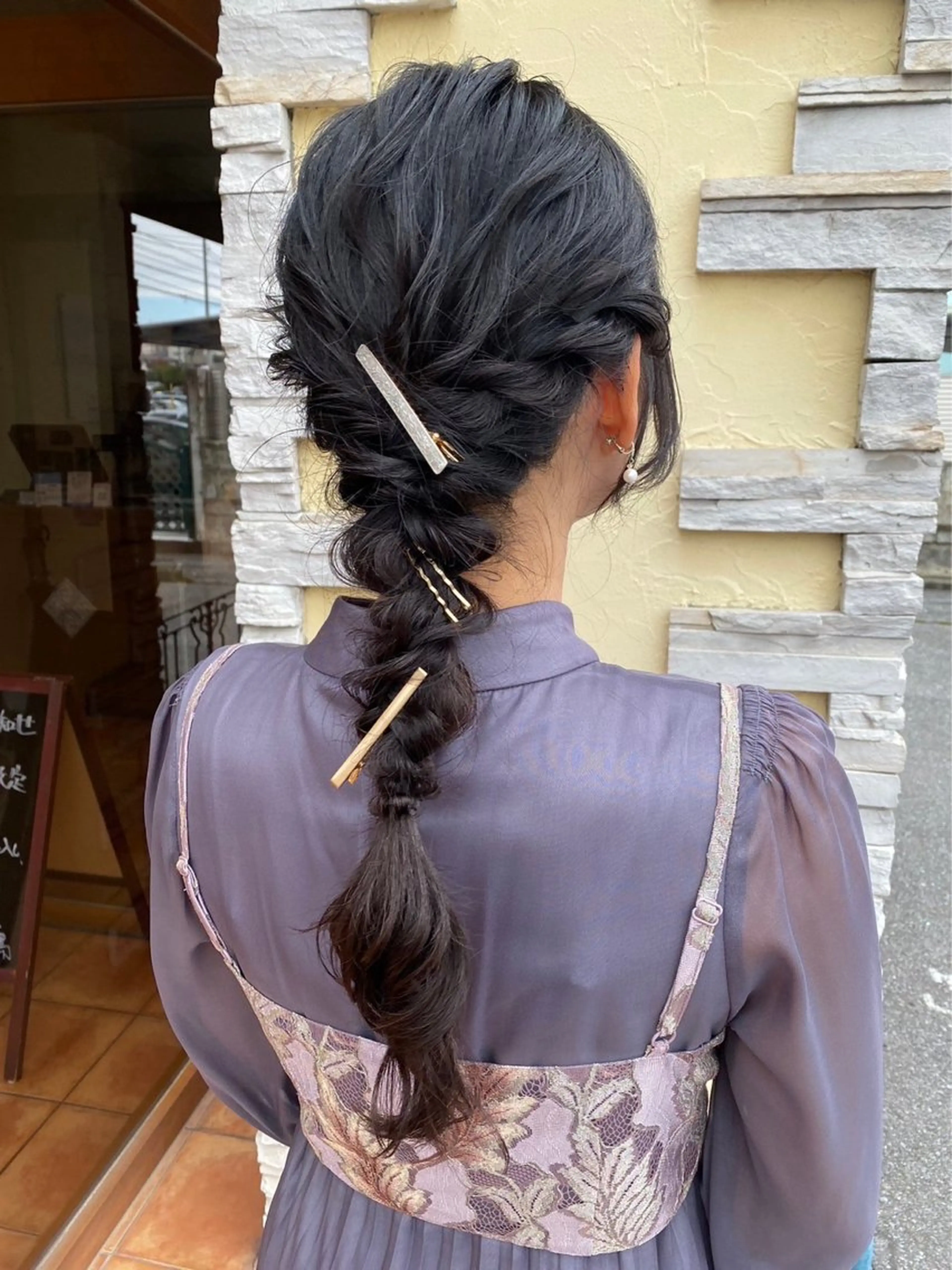 ヘアアレンジ 結婚式・ブライダル 坂本 瑞季 🤍 髪質改善のヘアスタイル