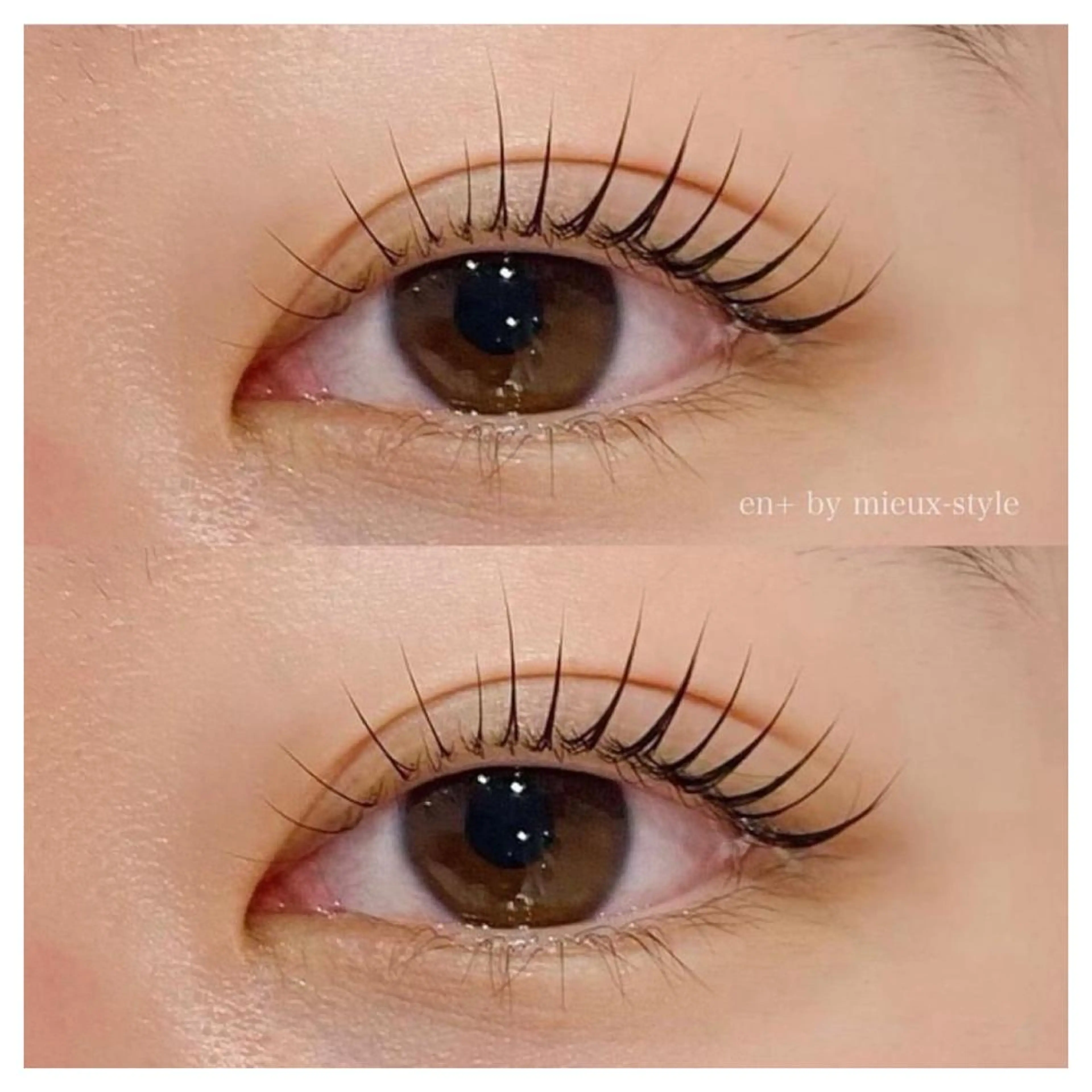 『ブラックティント付きラッシュリフト』マスカラパーマの写真