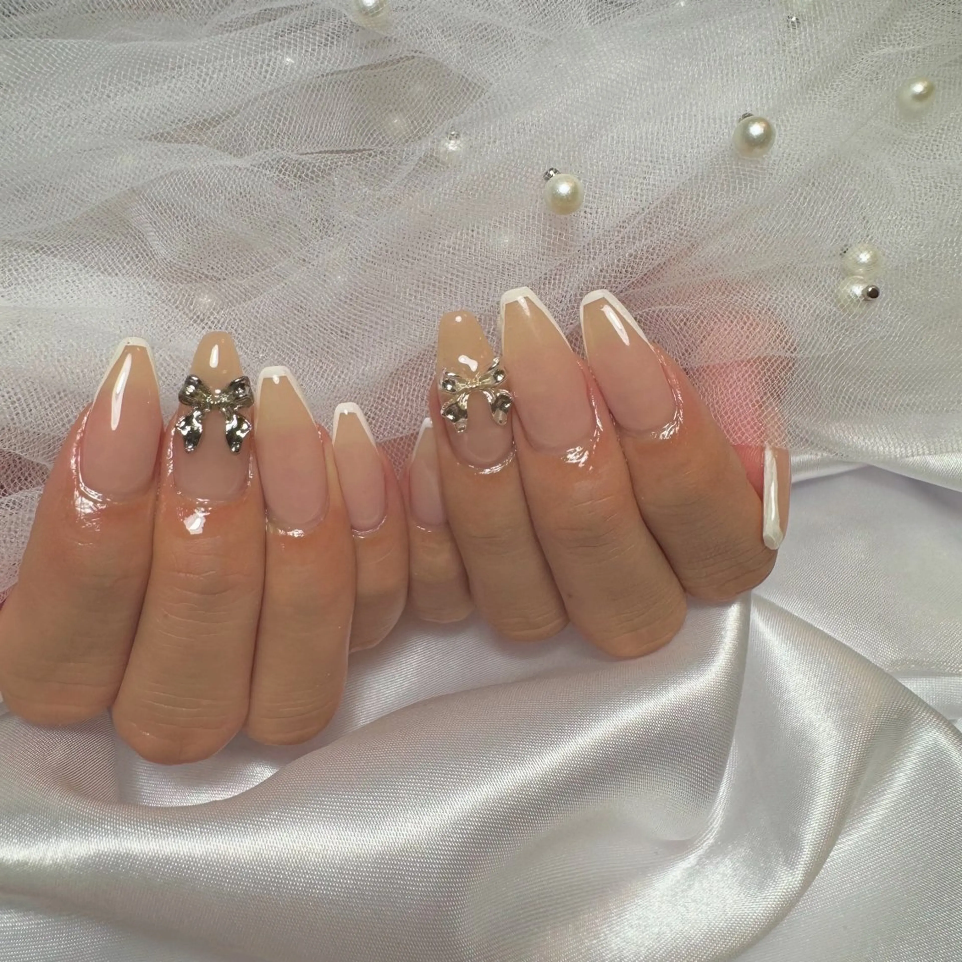 シンプルデザインネイルの写真