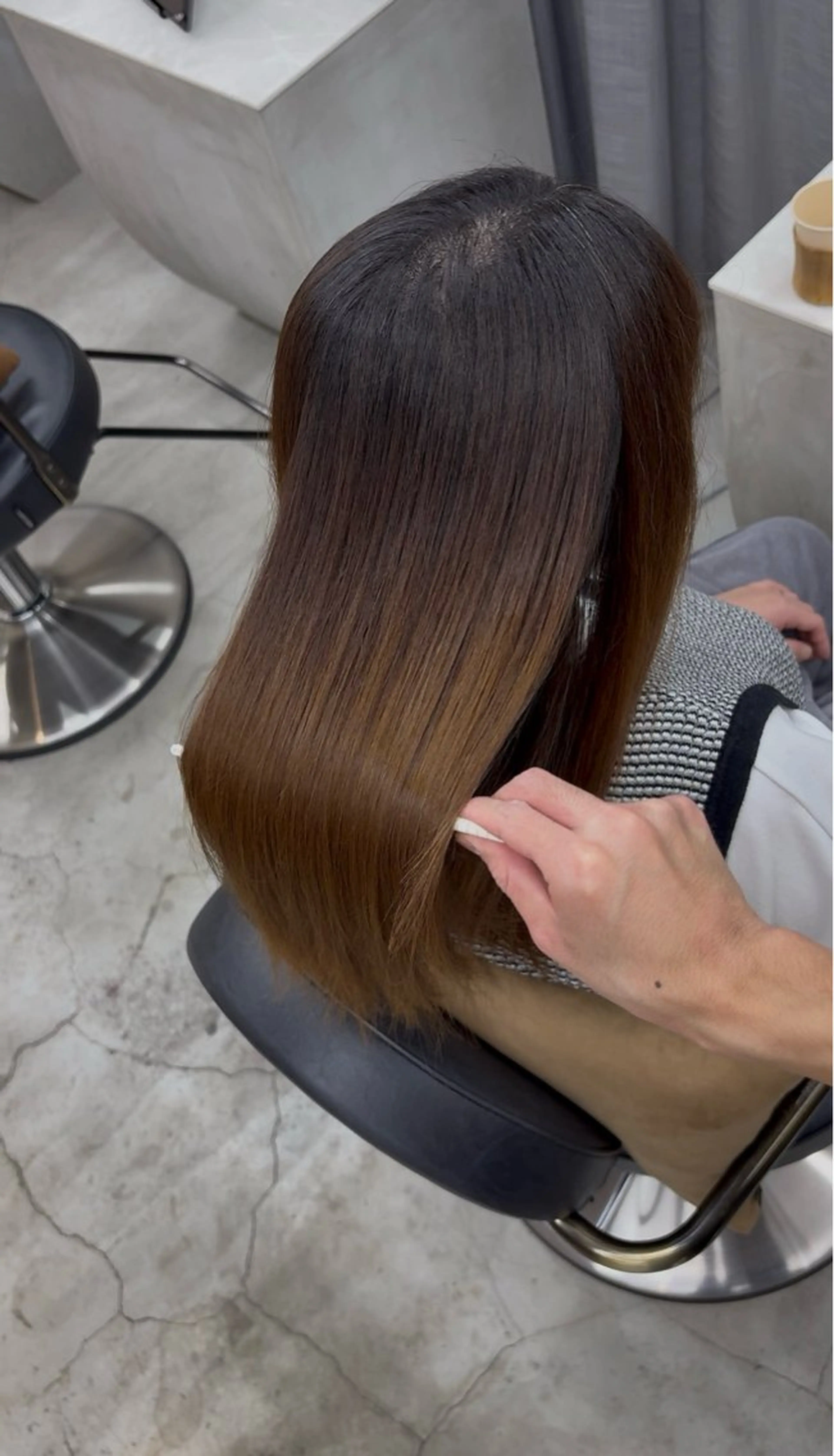 縮毛矯正 髪質改善ストレート/ 佐々木直輝のヘアスタイル