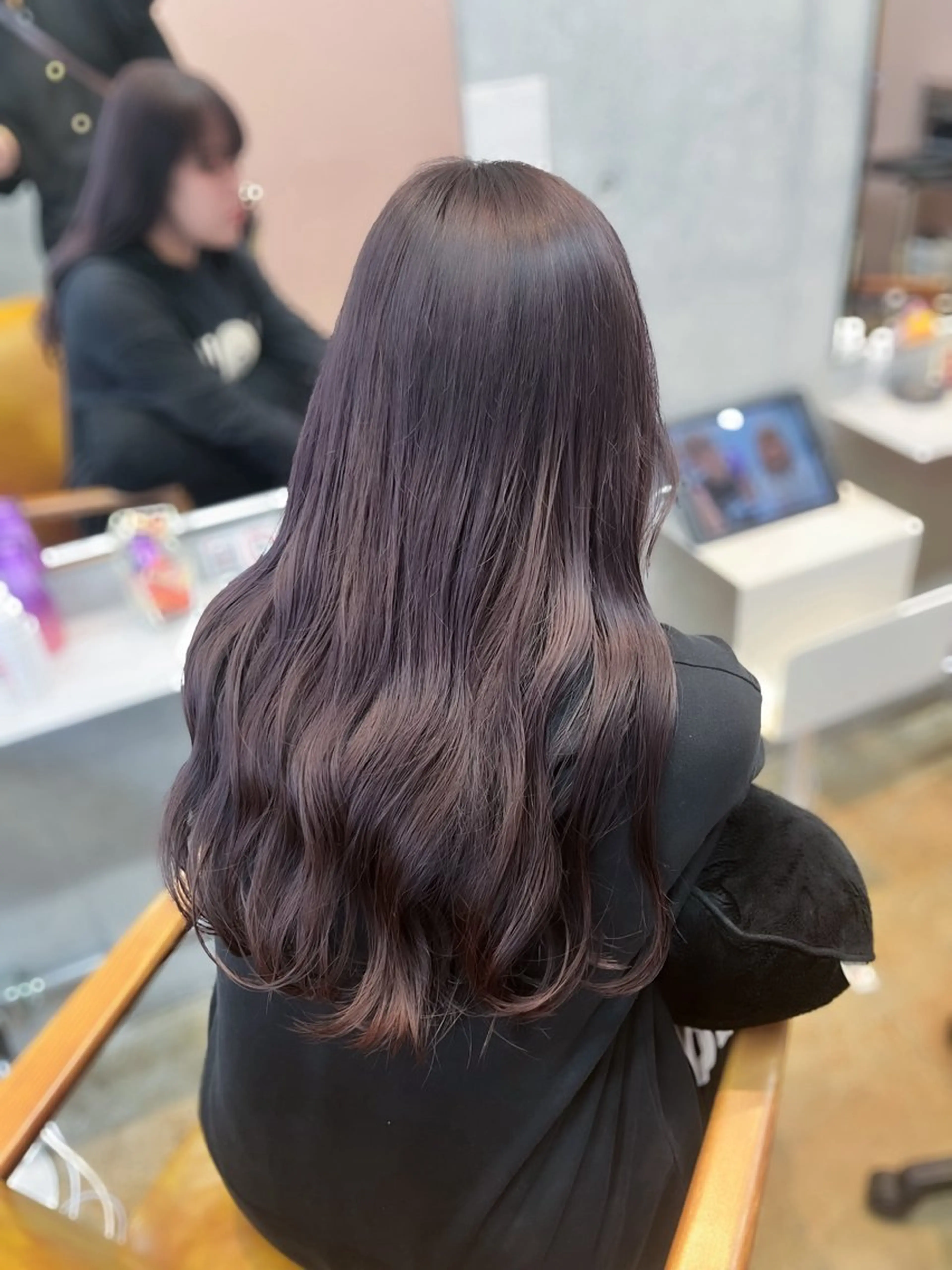 セミロング カラー カット ヘアカラー ルーツカラー/ デザインカラー/井川のヘアスタイル