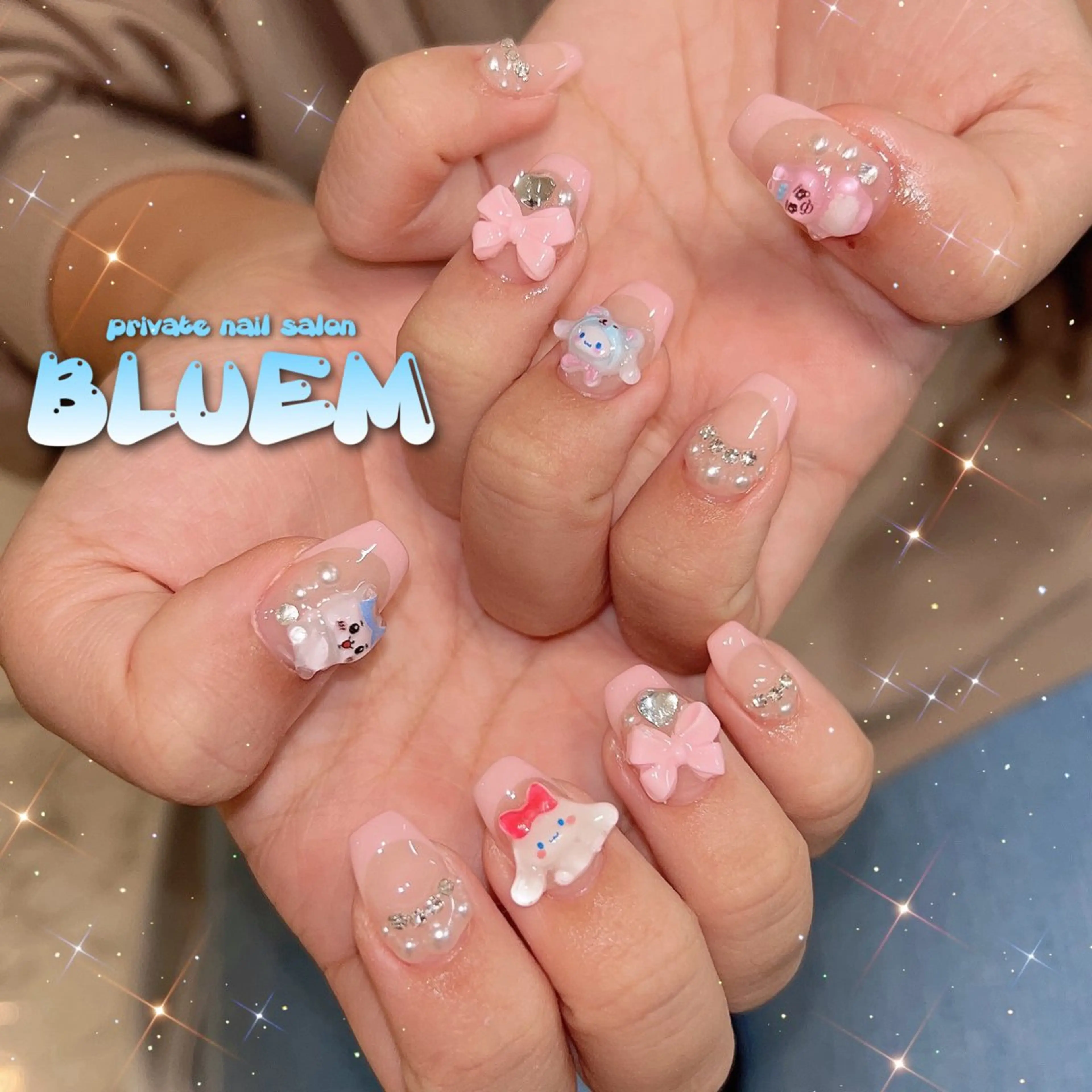 ネイル ハンドネイル BLUEM なな🐶のネイルデザイン