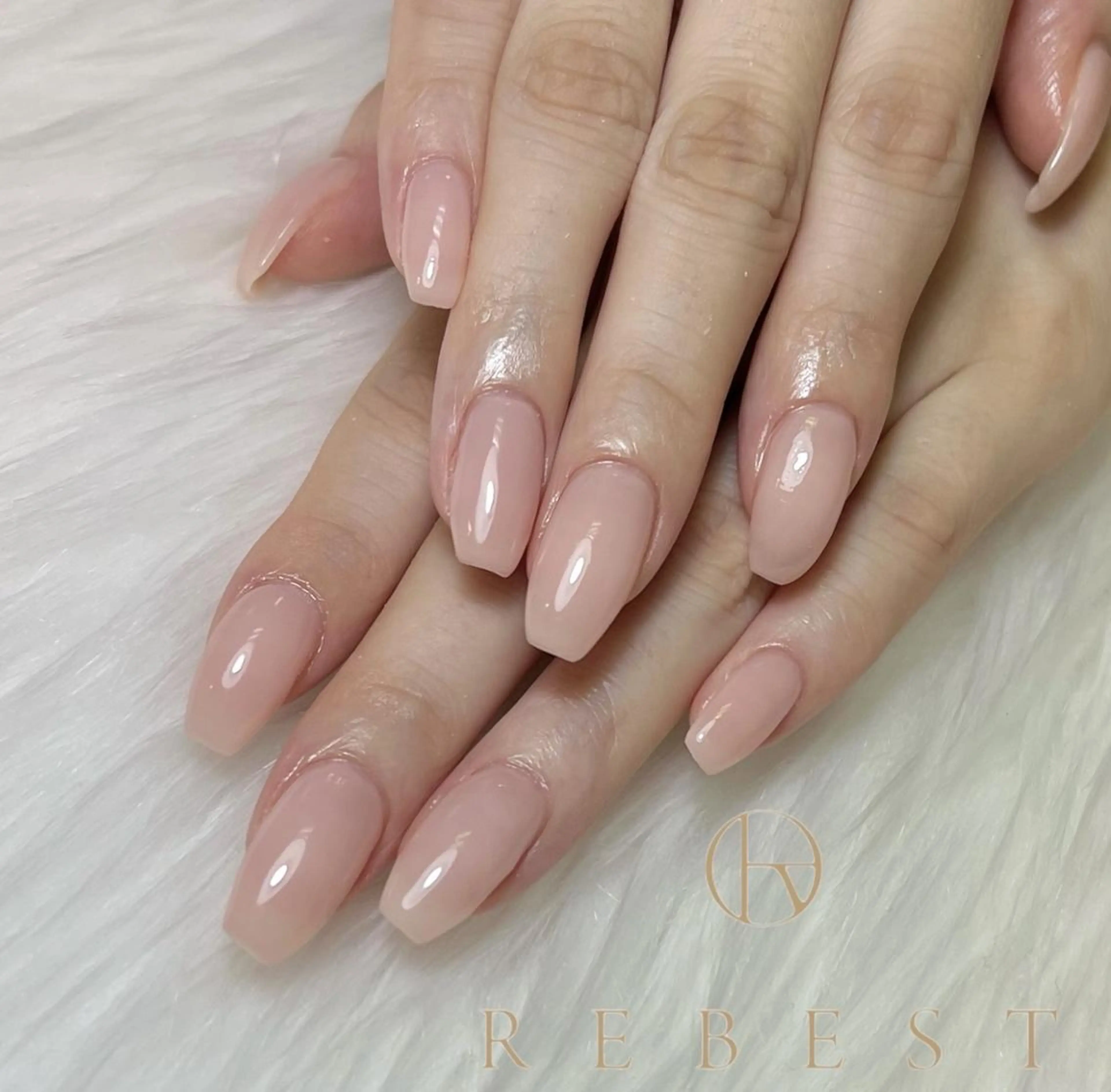 ネイル ワンカラーネイル REBEST 天王寺店💅wakaのネイルデザイン