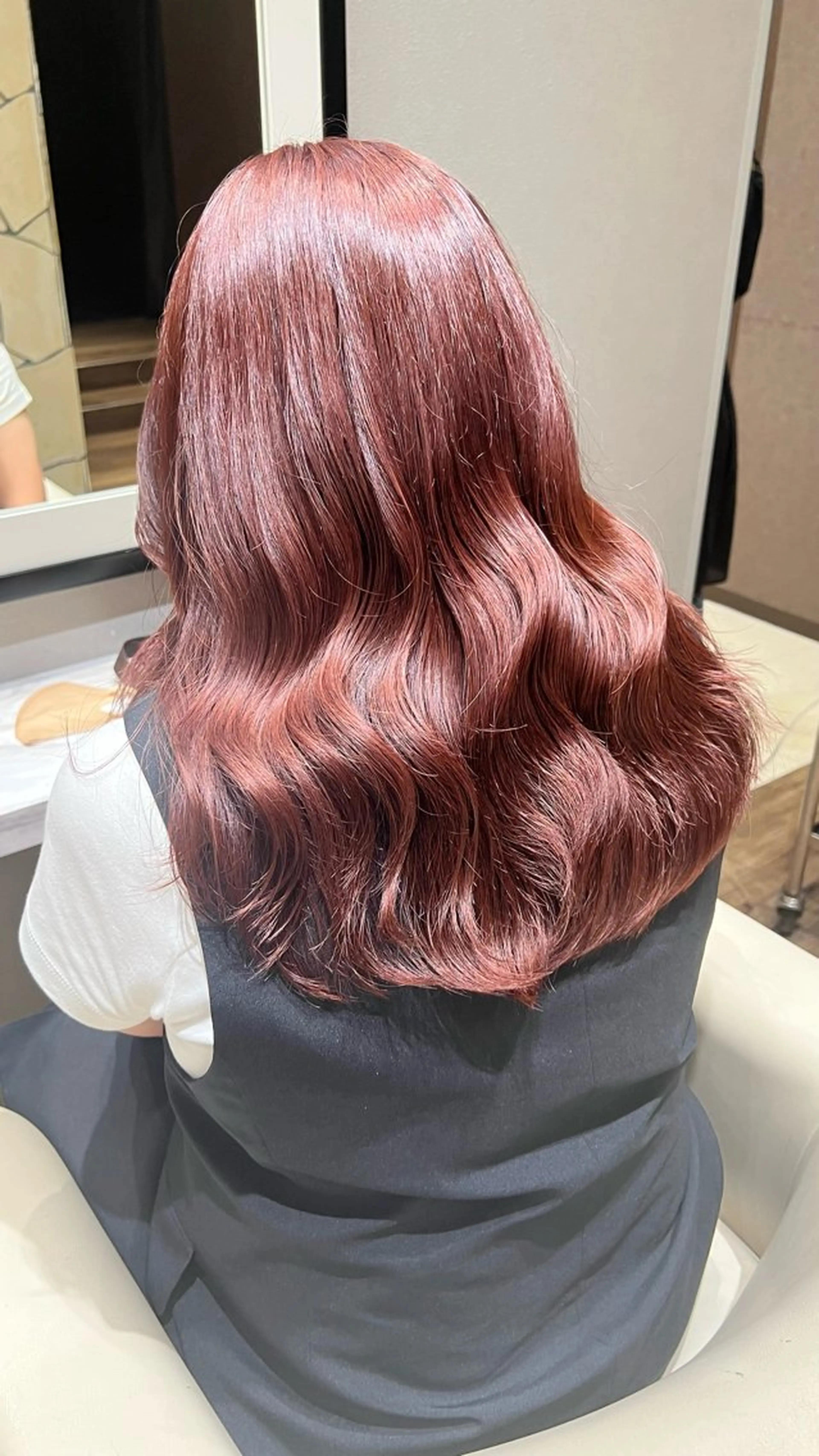 セミロング カラー ♡ktwoかな /透明感カラーのヘアスタイル