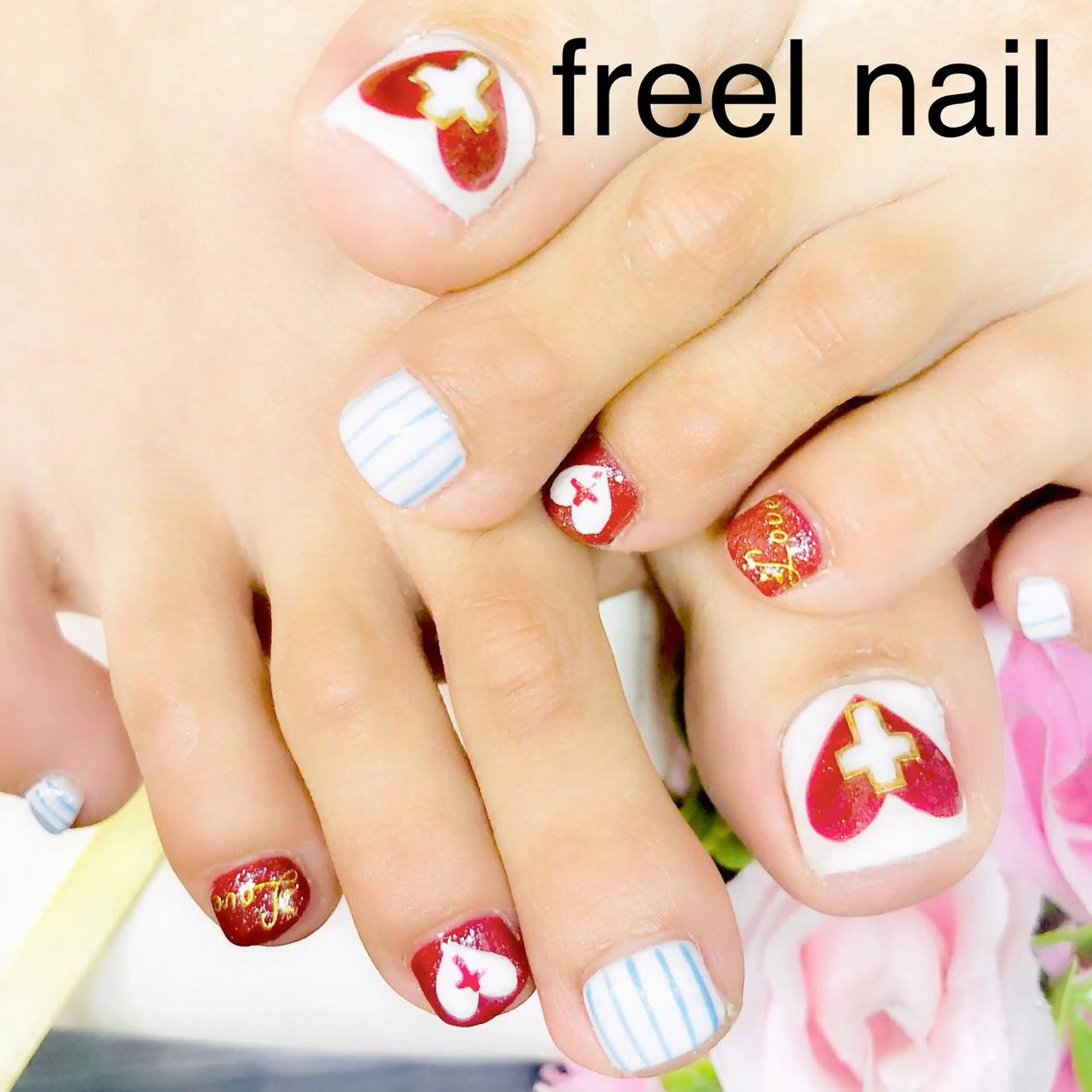 ネイル フットネイル freel Beautyのネイルデザイン