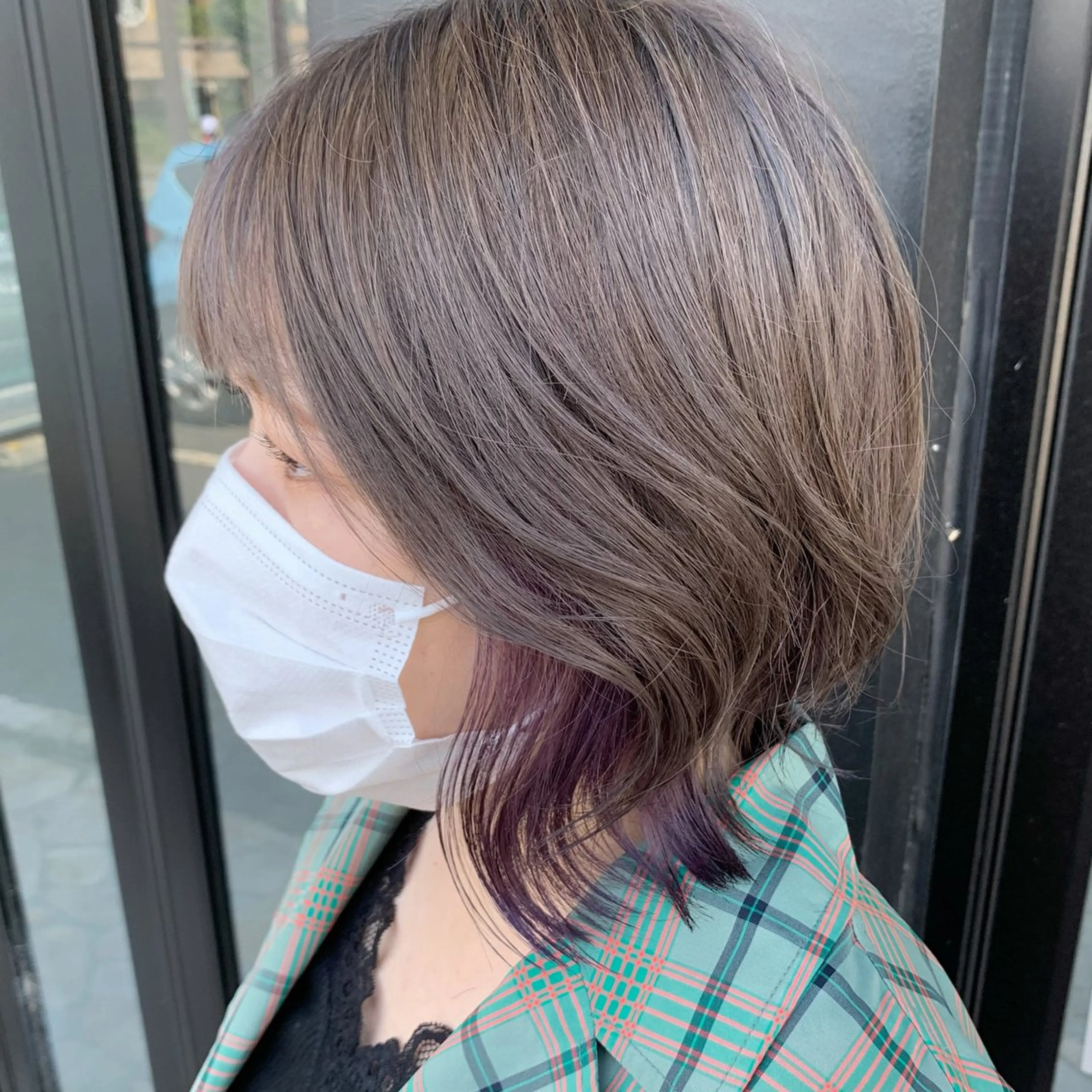 ショート カラー ハイトーンカラー パープルカラー RUB-A-DUB所属・橘田 佳樹のヘアスタイル