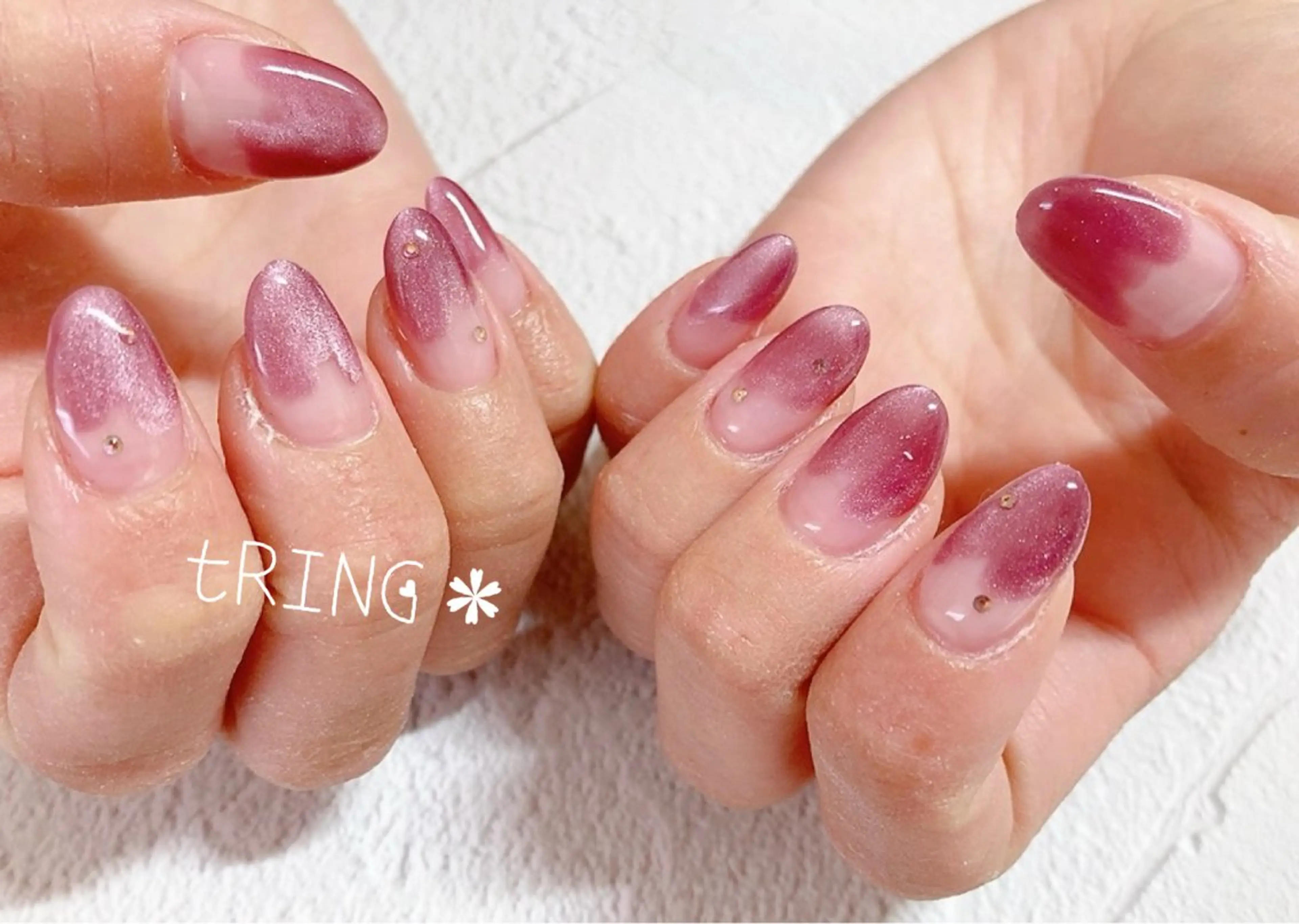 ネイル ハンドネイル tRING＊ しいの木台のネイルデザイン