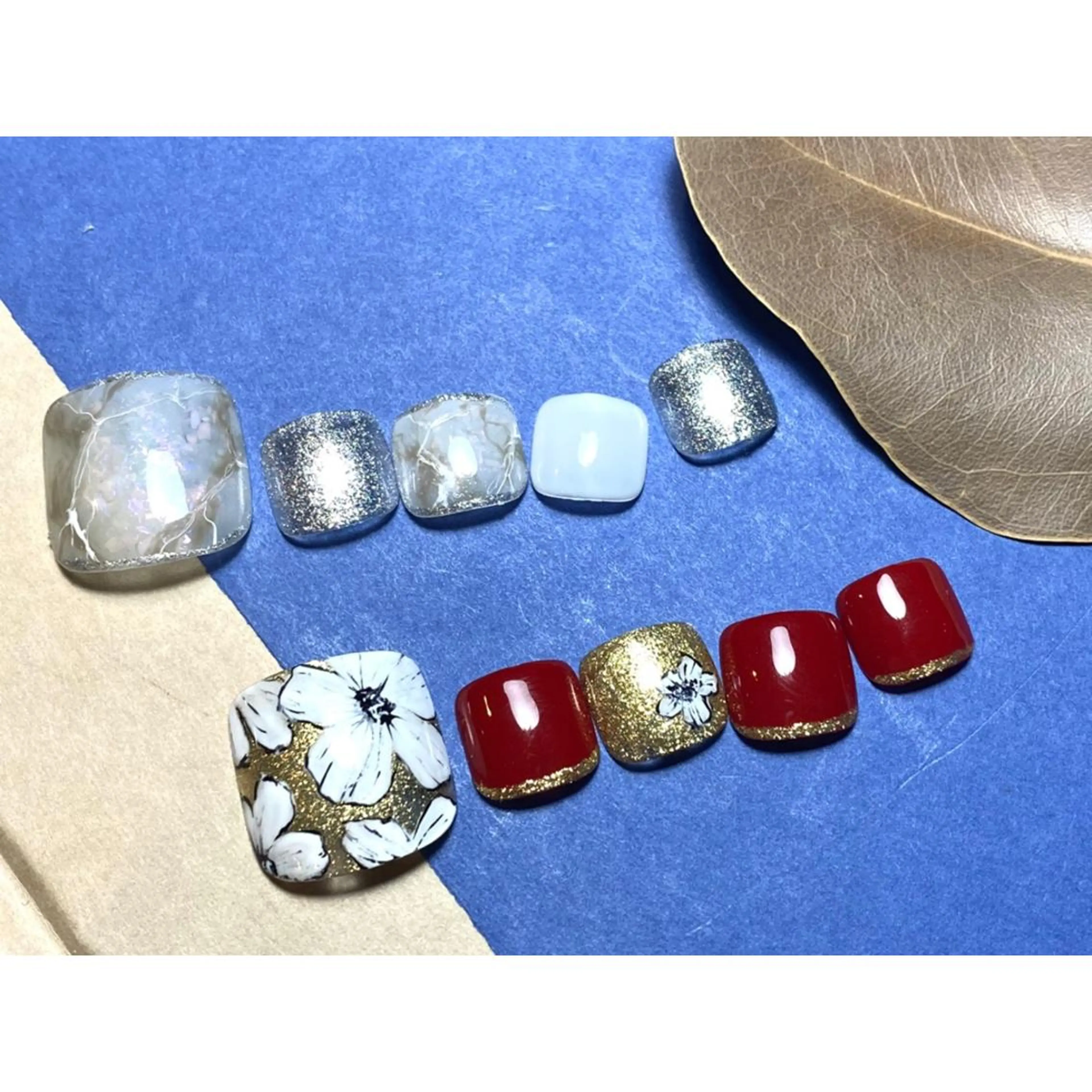 ネイル フットネイル シンプルネイル nailsalon mur.のネイルデザイン