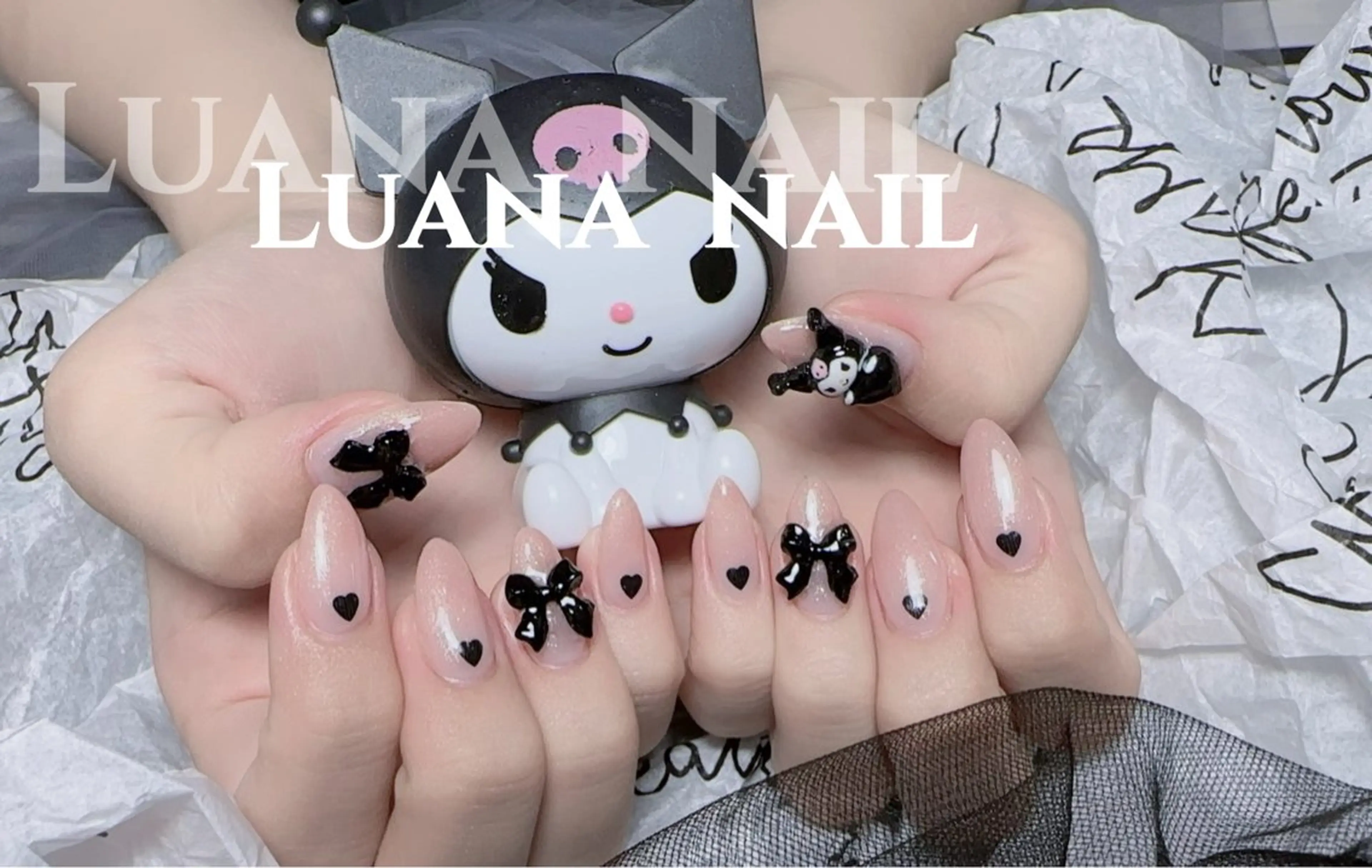 ネイル フラッシュネイル フレンチネイル ジェルネイル 韓国ネイル マグネットネイル ハンドネイル ルアナネイルサロン所属・ルアナネイル サロンのネイルデザイン