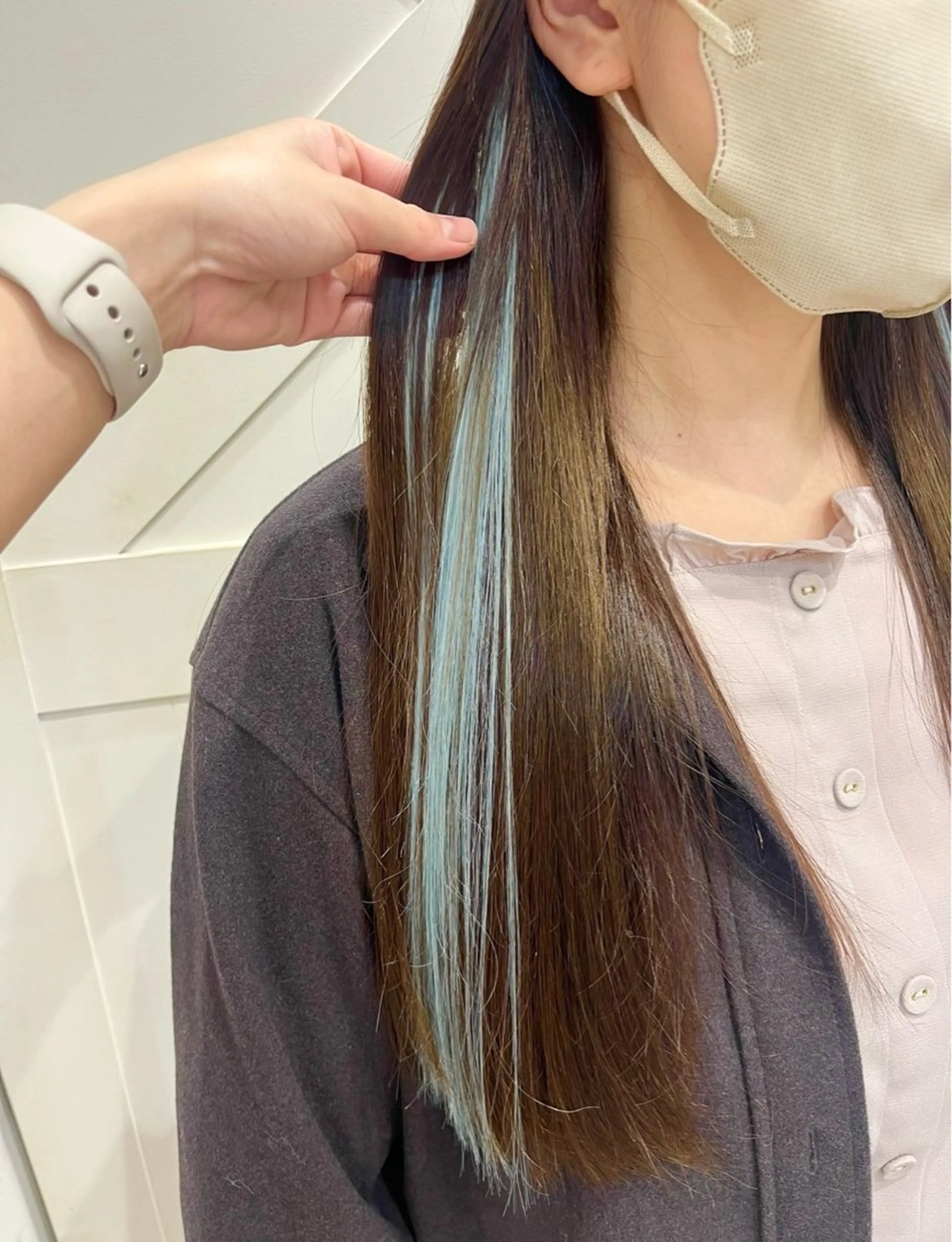 ロング 横浜🎶エクステ💟 ピンク🩷なつみ🎀のヘアスタイル