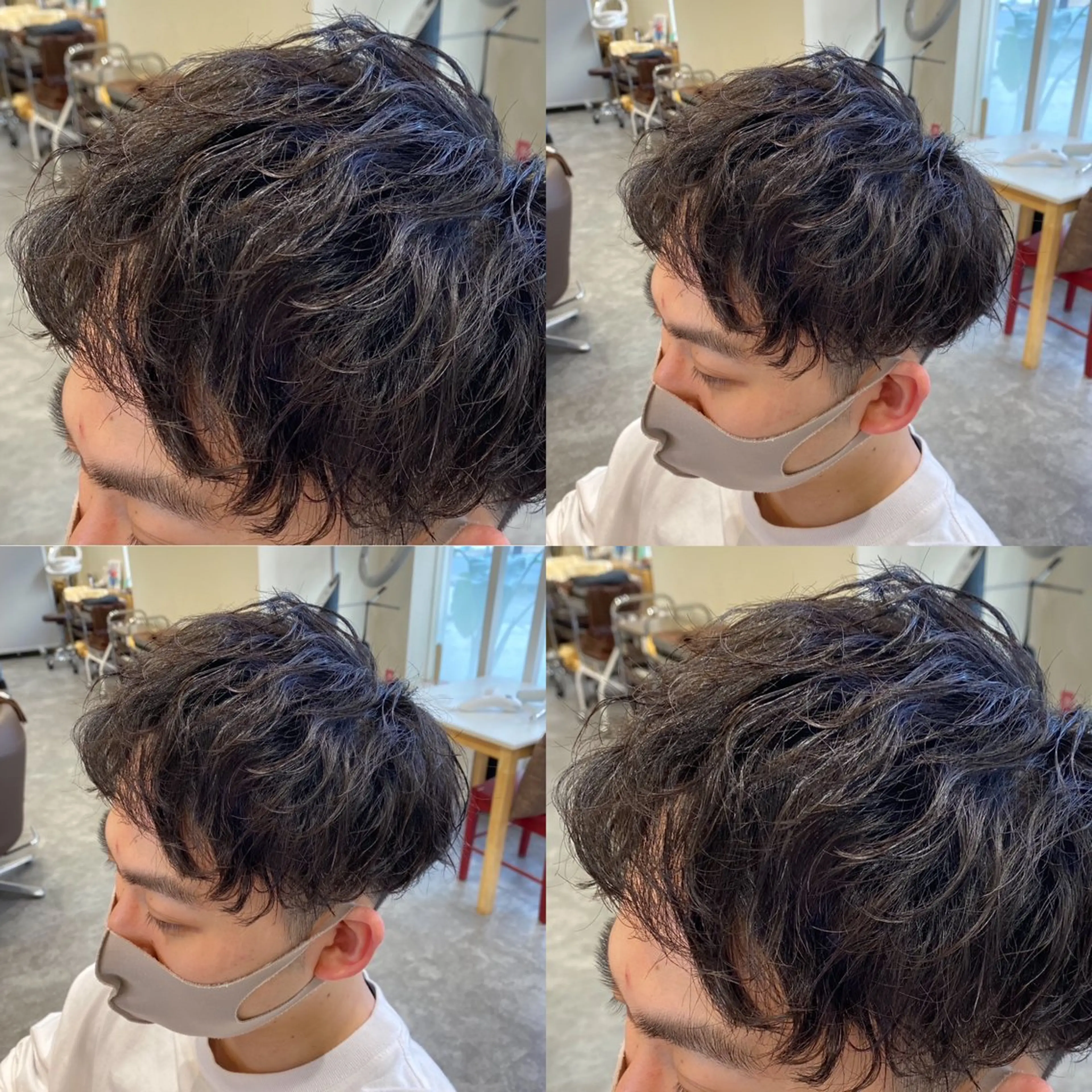 パーマ メンズ メンズ特化LIBER 石川玲央のヘアスタイル