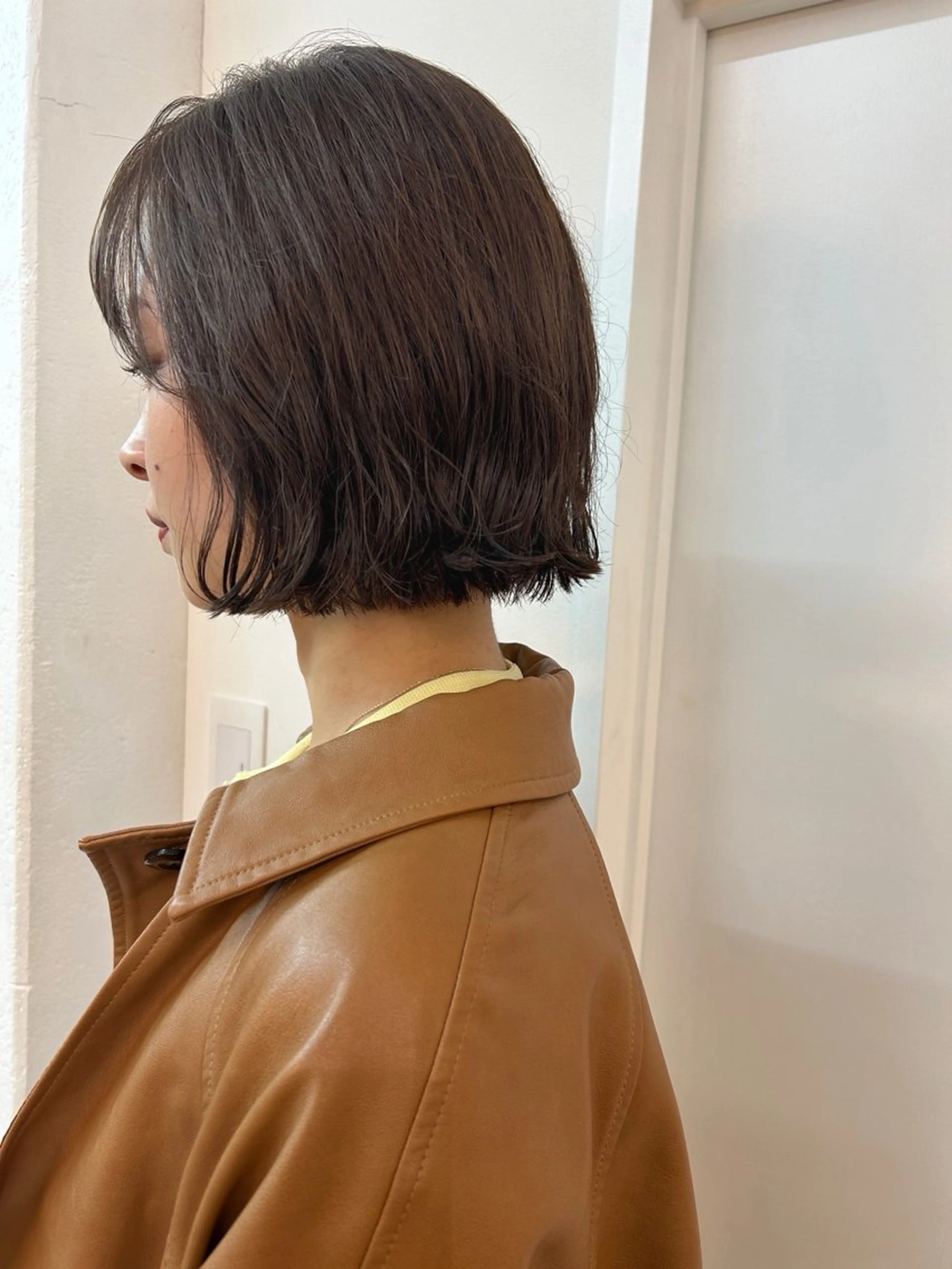 ショート レイヤーカット/ 透明感カラーmikuのヘアスタイル