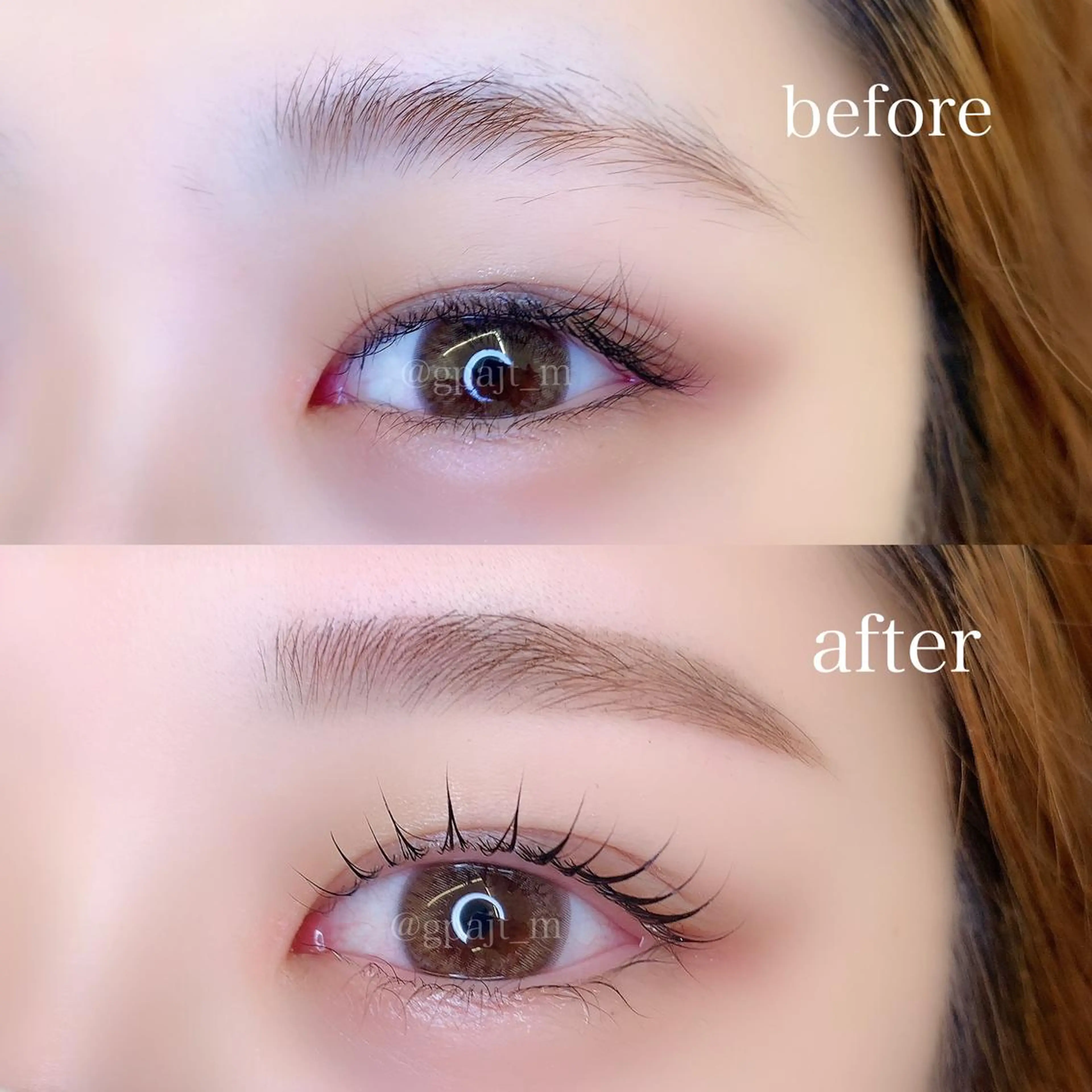 マツエク・マツパ アイブロウ manami ❤︎のマツエク・マツパデザイン