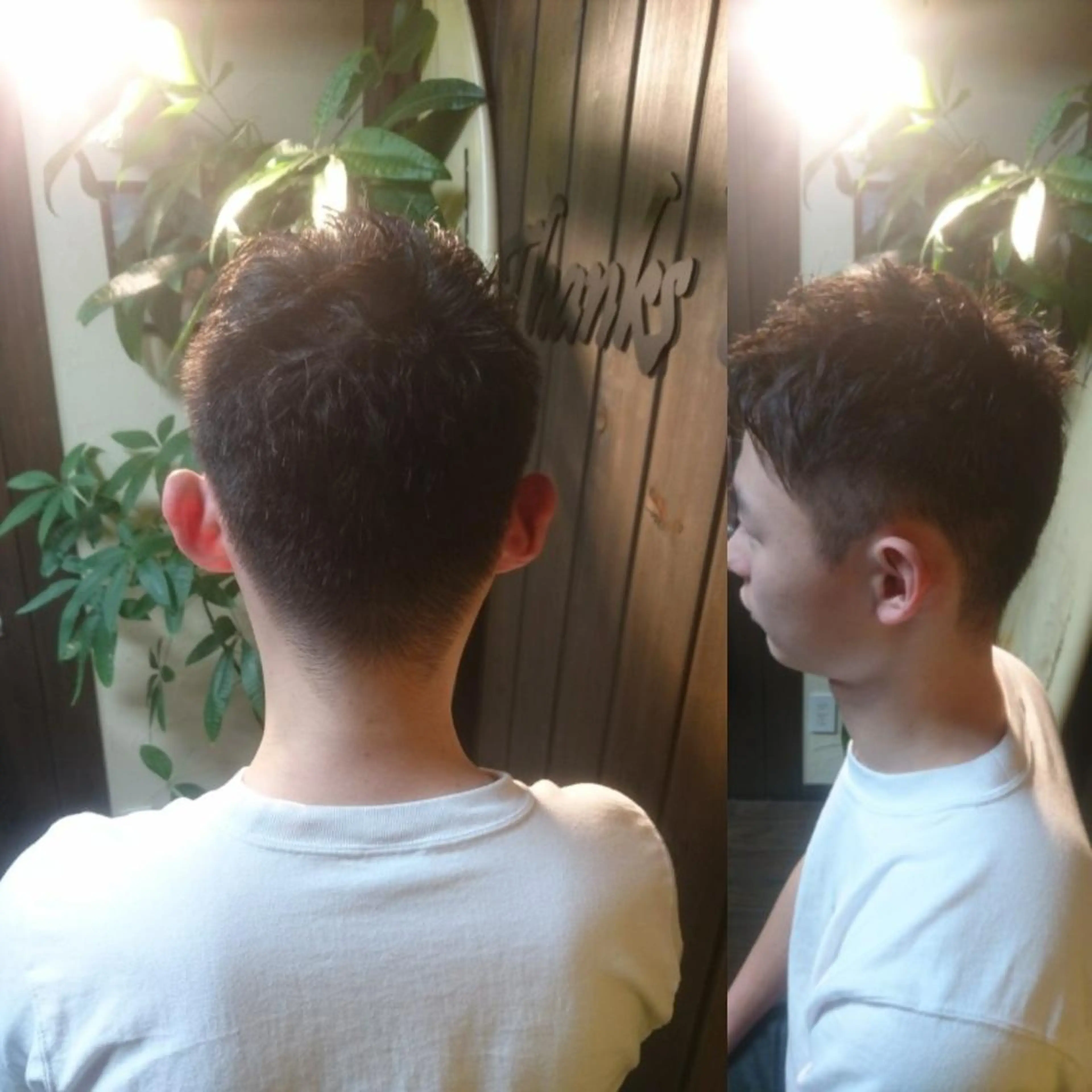 ショート メンズ サンフラット所属・岡林 選のヘアスタイル