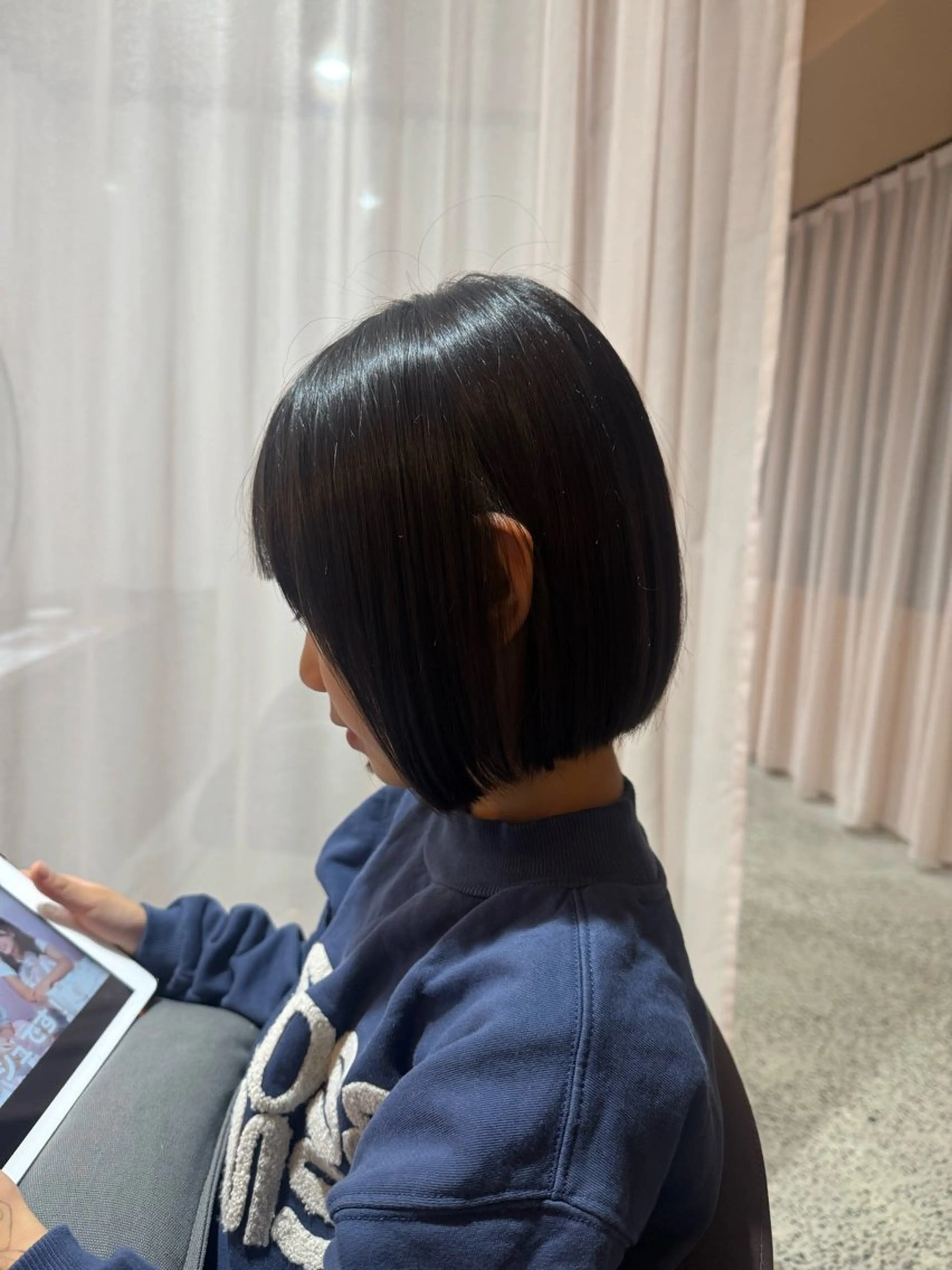 ショート キッズ ボブ 【YOKE】　西田 乃那のヘアスタイル