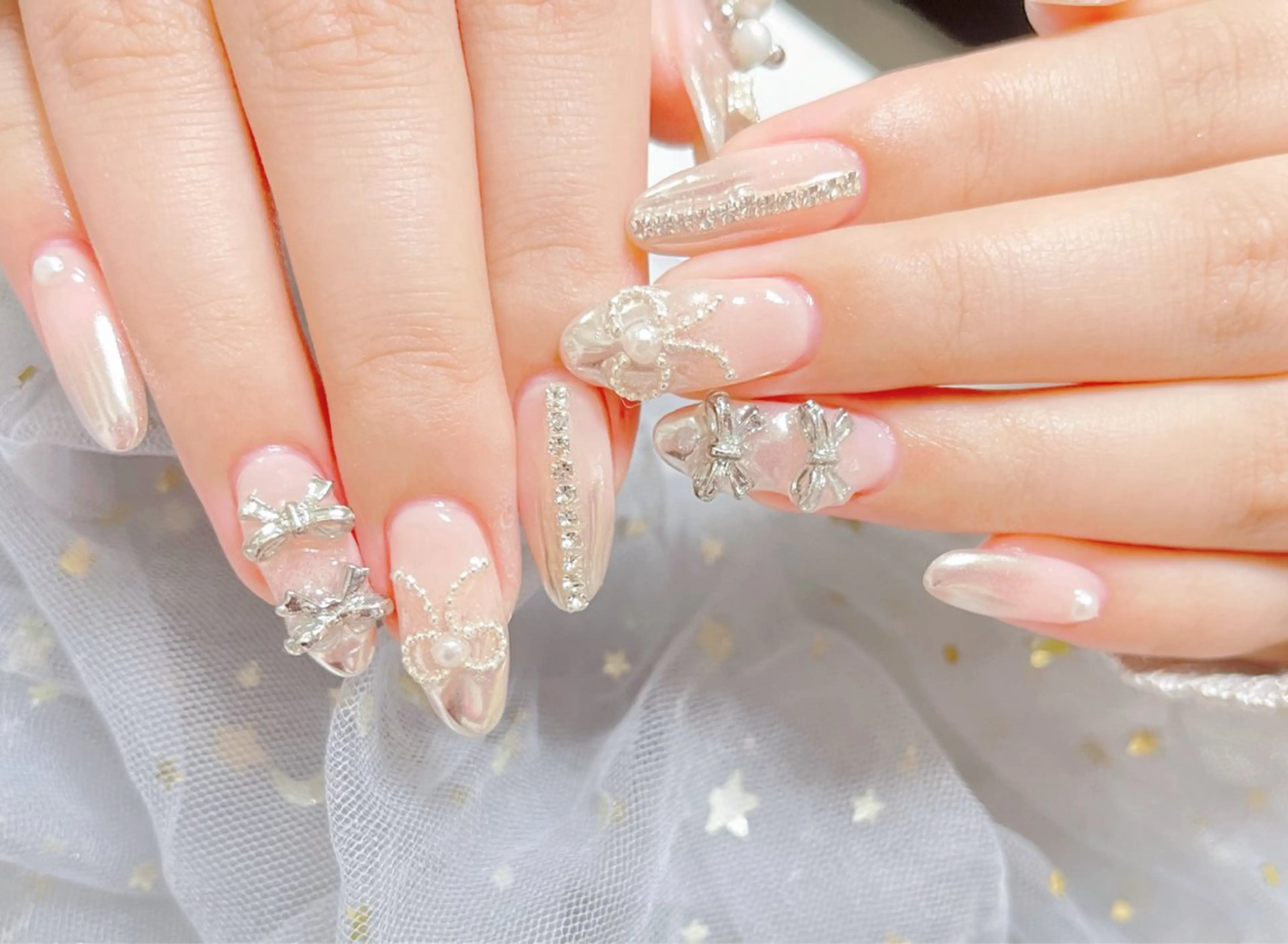 ネイル 🎀ネイルサロン エクラYUI🎀のネイルデザイン