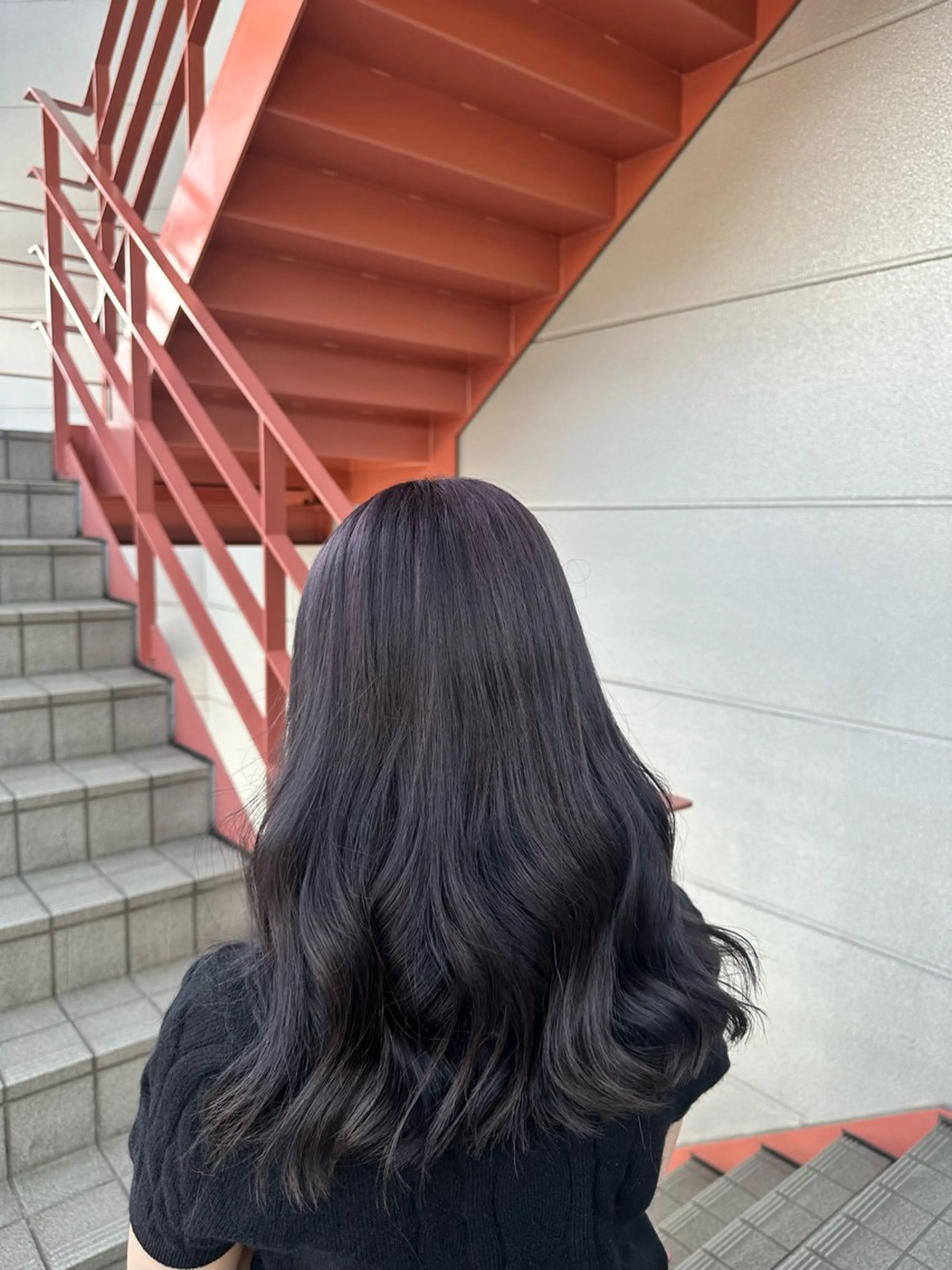 カラー ディープラベンダー ラベンダーカラー ブリーチカラー/ わきたちえ🌻のヘアスタイル