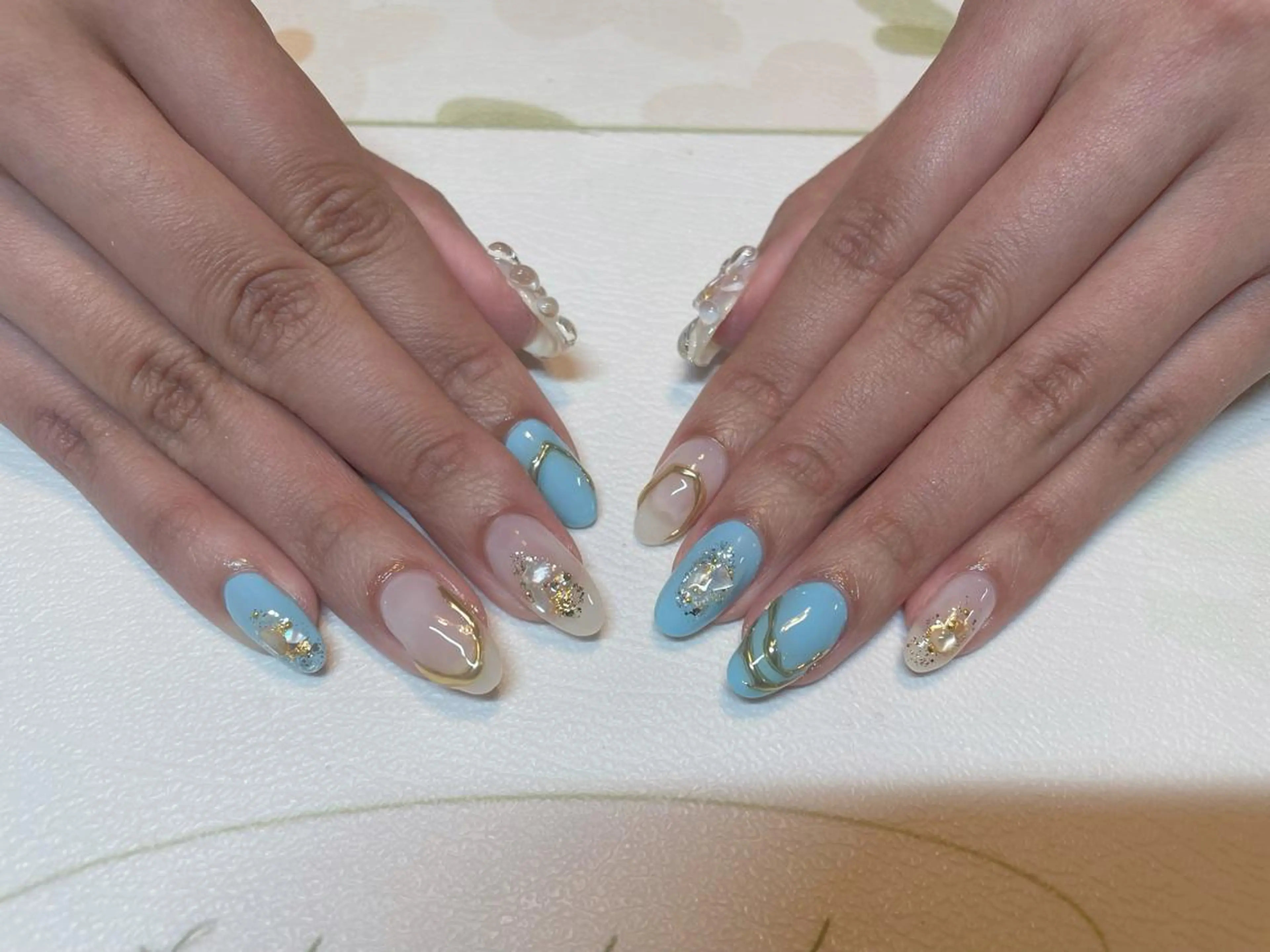 ネイル フラワーネイル ハンドネイル エン Nail salonのネイルデザイン