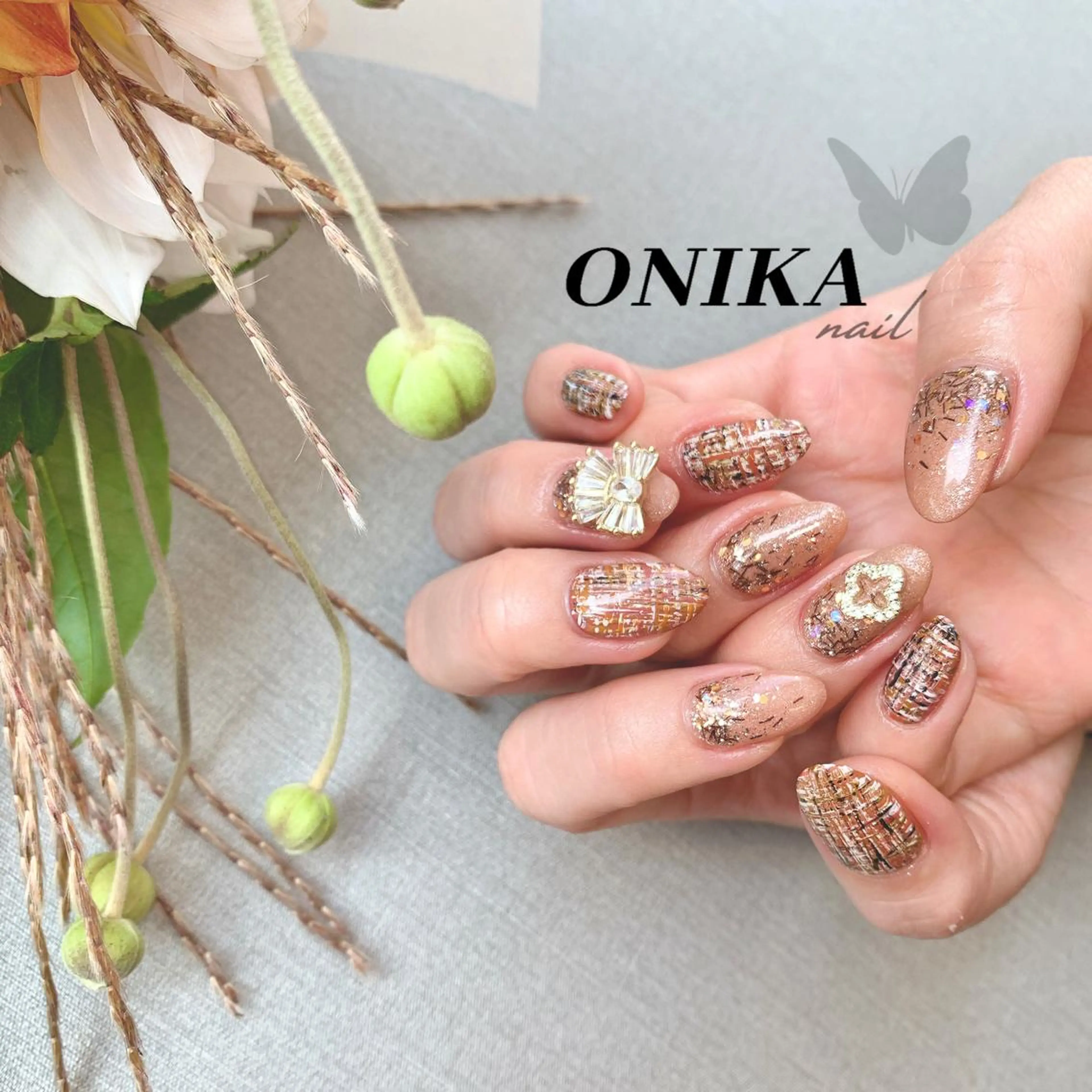 ミディアム ONIKA Nail 青山通り店所属・ONIKA Nail 表参道A4徒歩2分のネイルデザイン