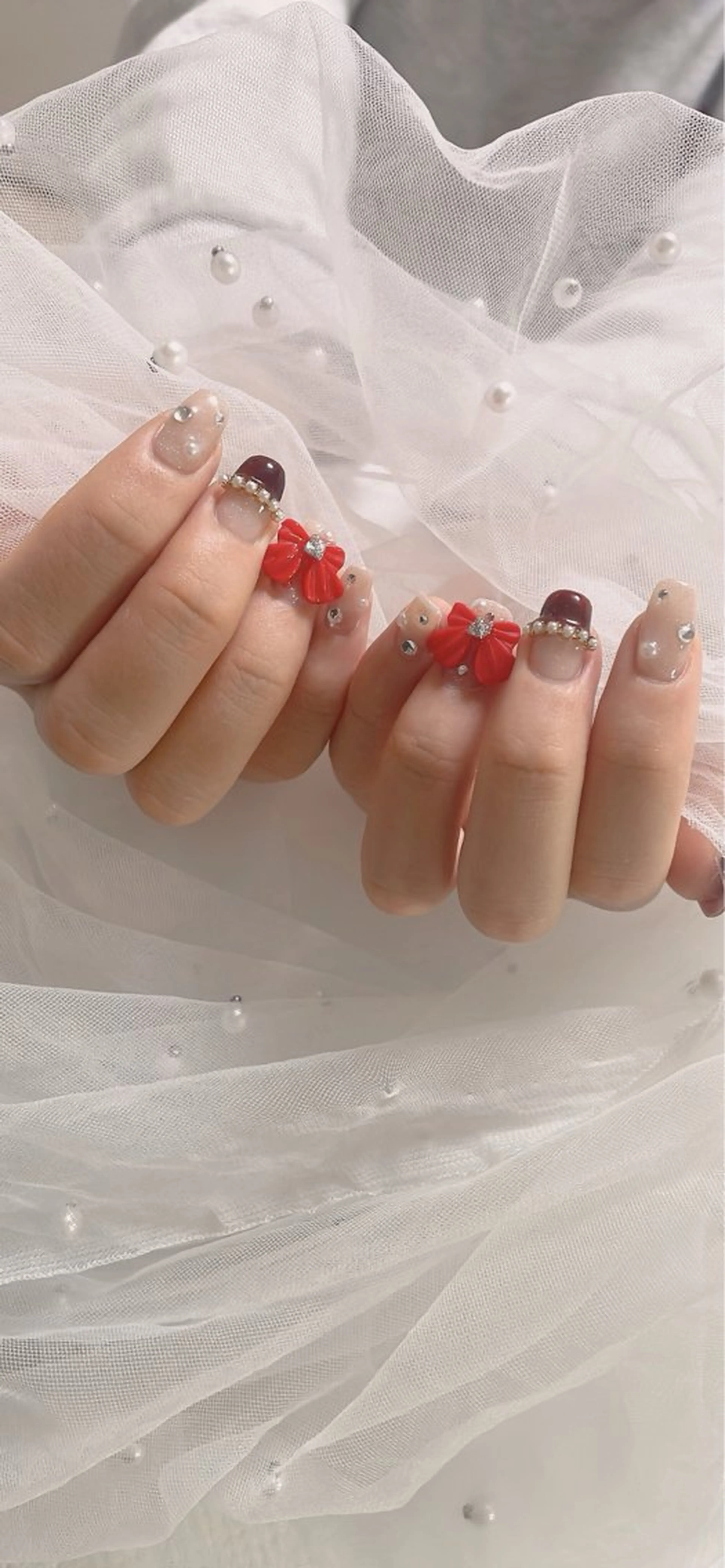 🌟【週末早割クーポン¥4000】10本デザイン　　　　　　他店オフ、長さだしや補強も2本まで料金込み⋈*｡ﾟの写真