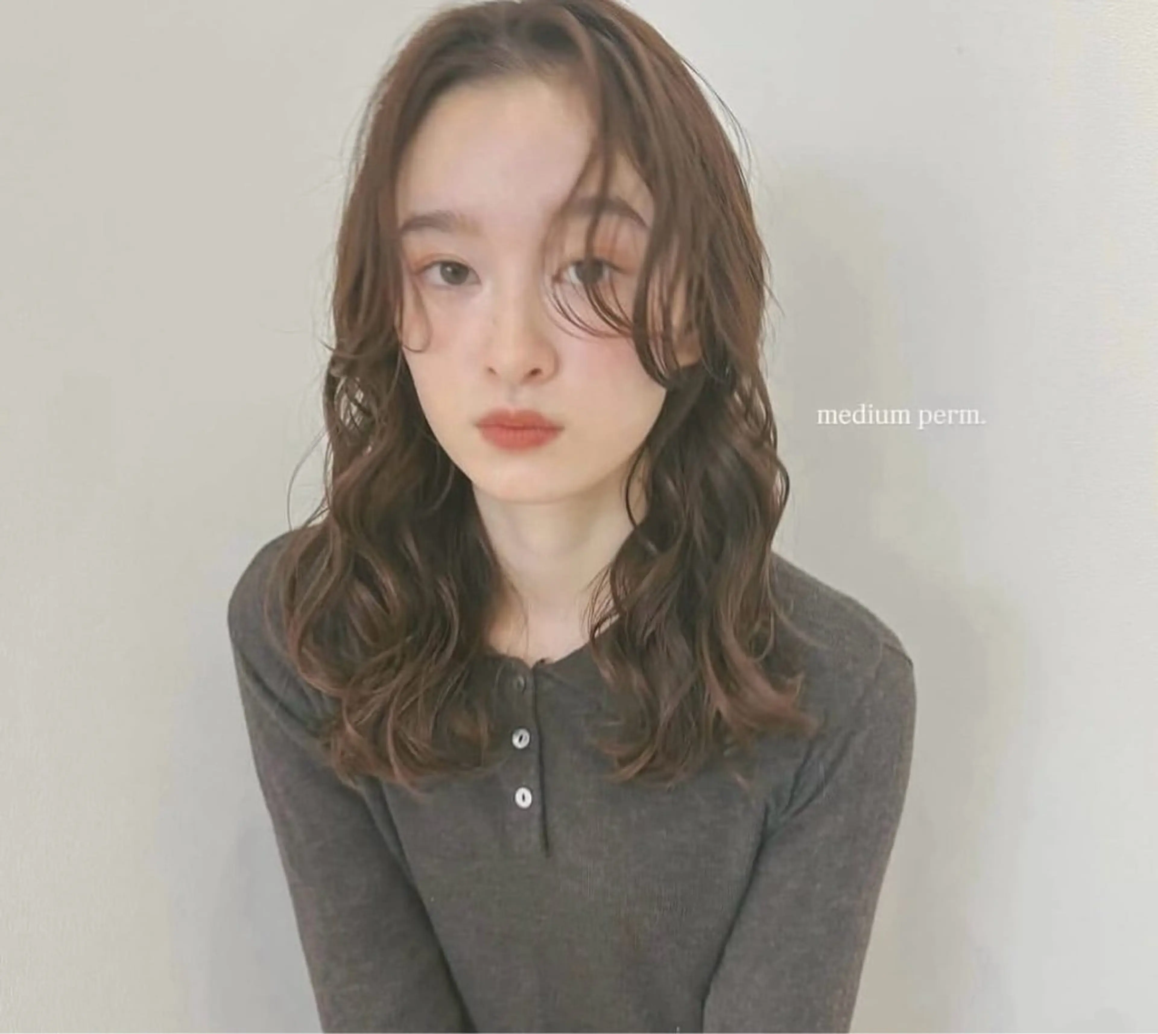 ロング パーマ パーマ 南出 碧夢のヘアスタイル