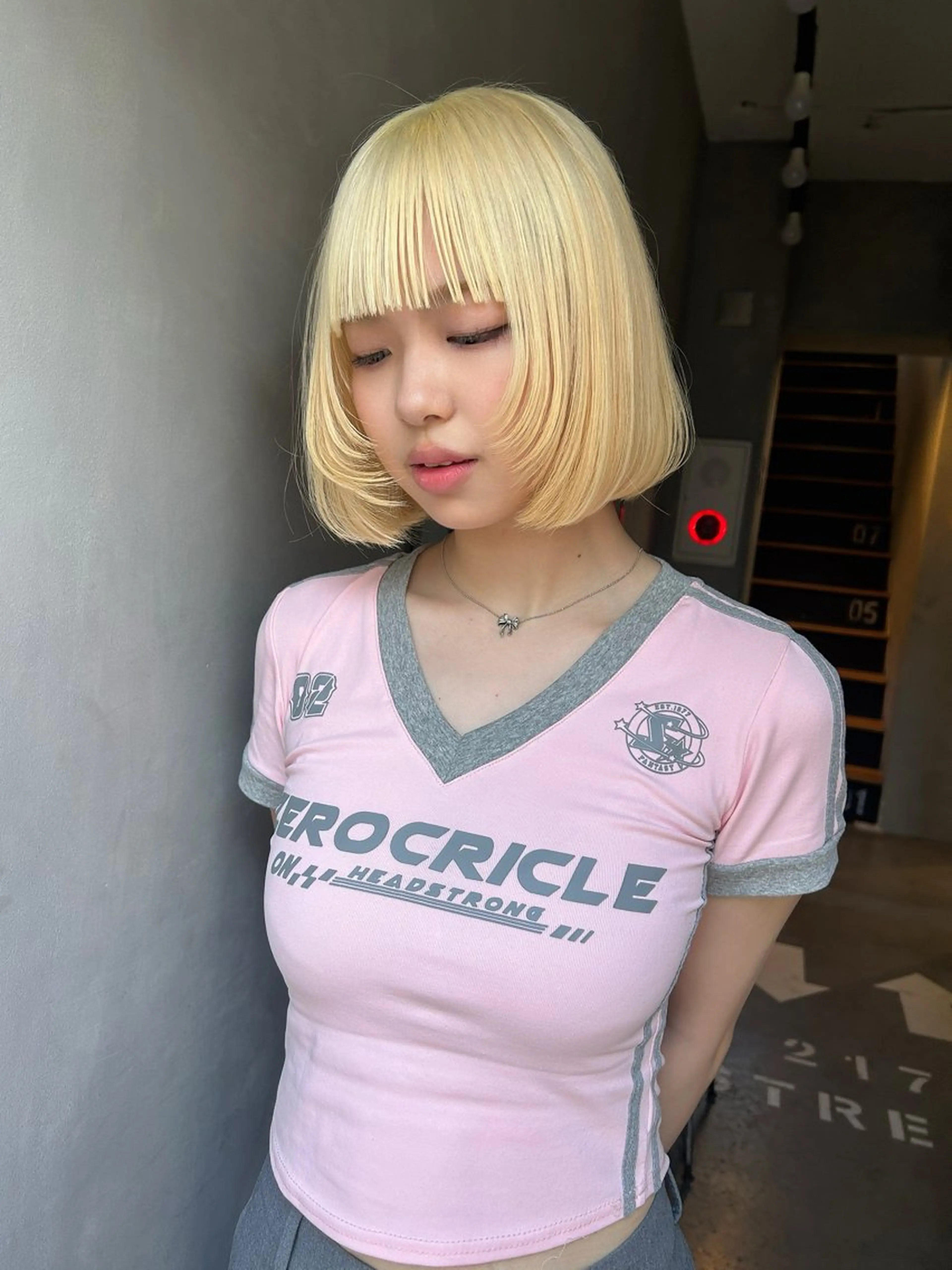 ロング カラー ブリーチ ケアブリーチ ダブルカラー イヤリングカラー ハイライトカラー ヘアカラー SHURI❤️‍🔥 中/韓mix ♡のヘアスタイル