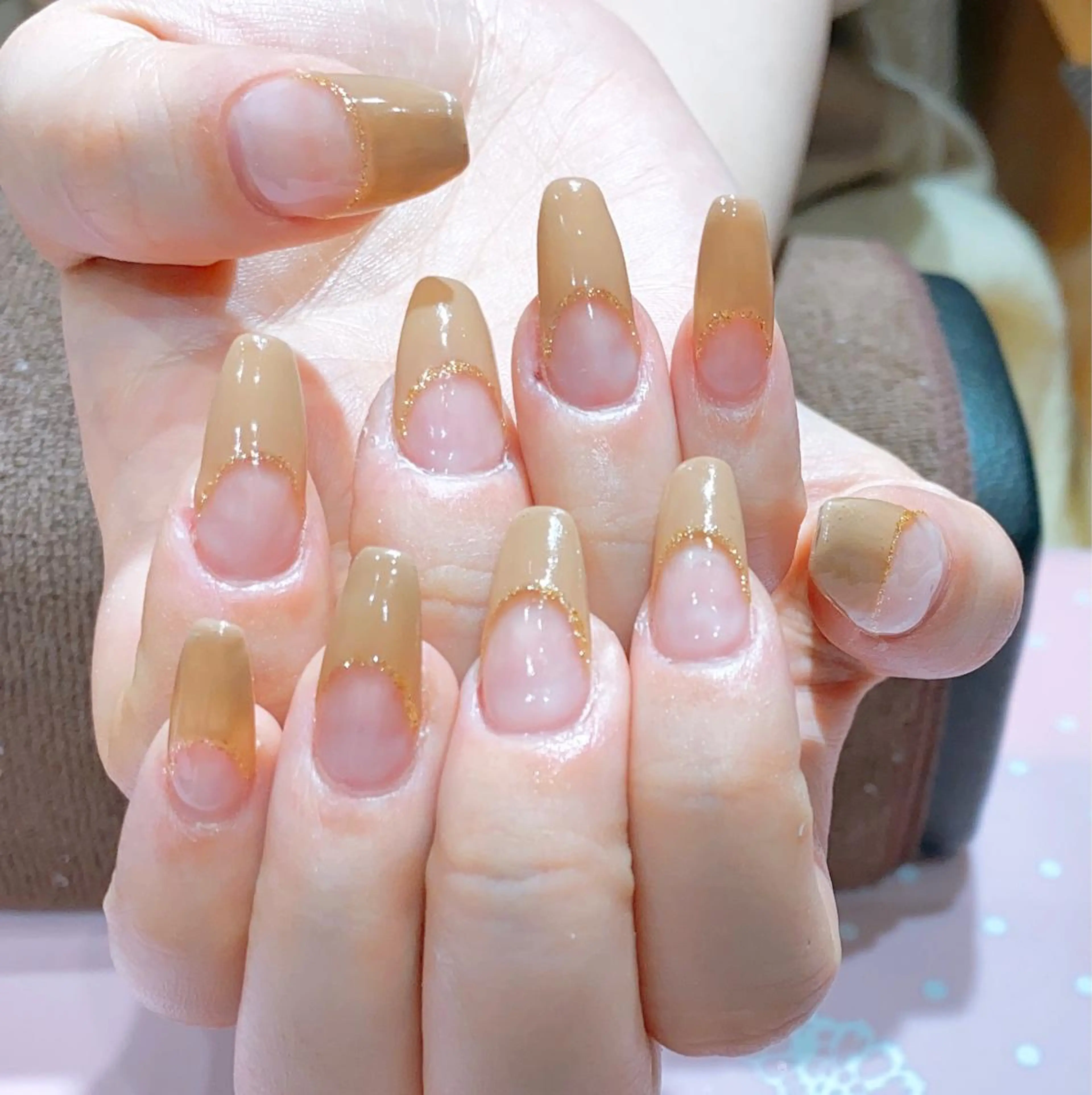 ネイル フレンチネイル ロングネイル VIST☆ ｍａｍｉのネイルデザイン