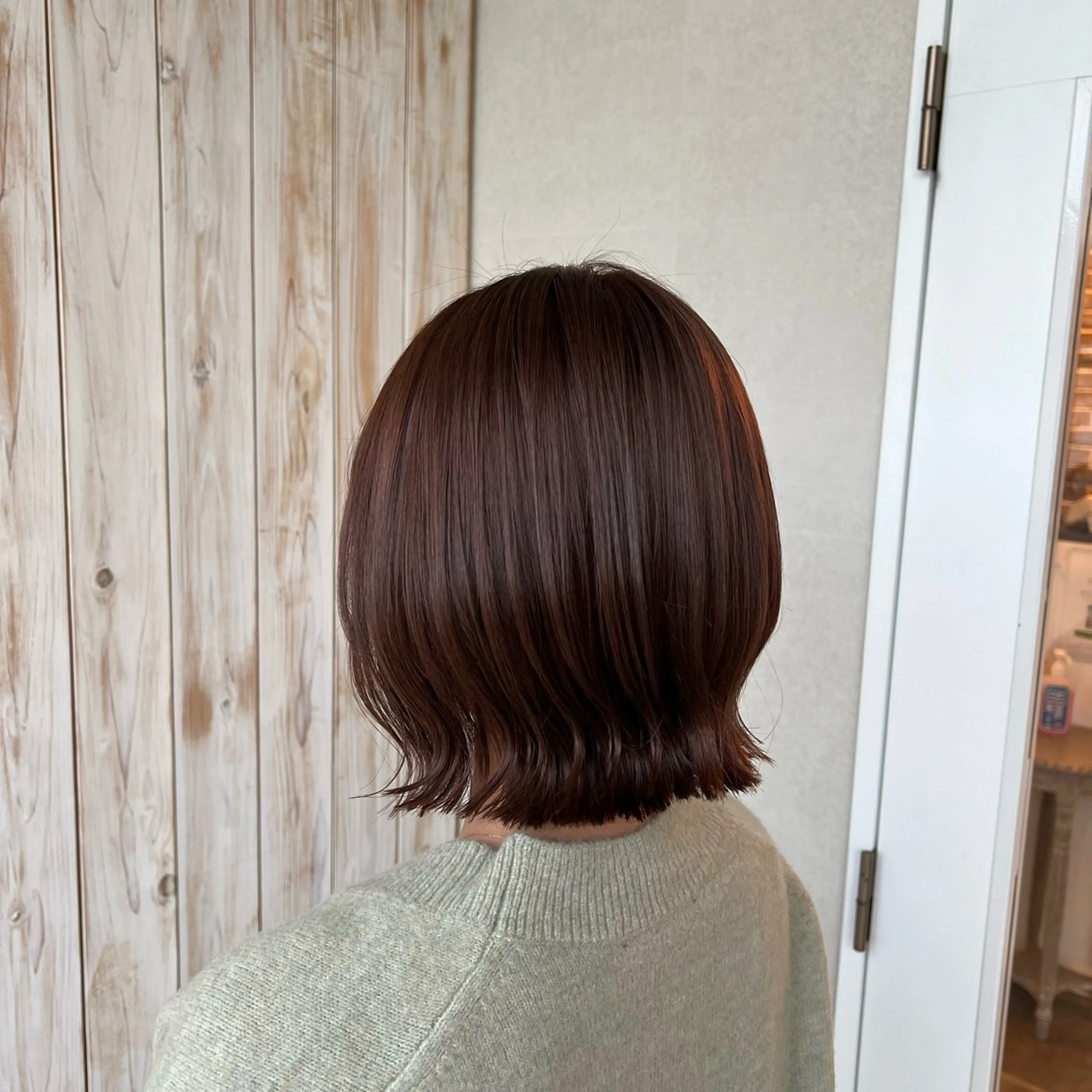 ミディアム ボブ カット ルシードスタイルオルガ所属・UEHARA MIONのヘアスタイル