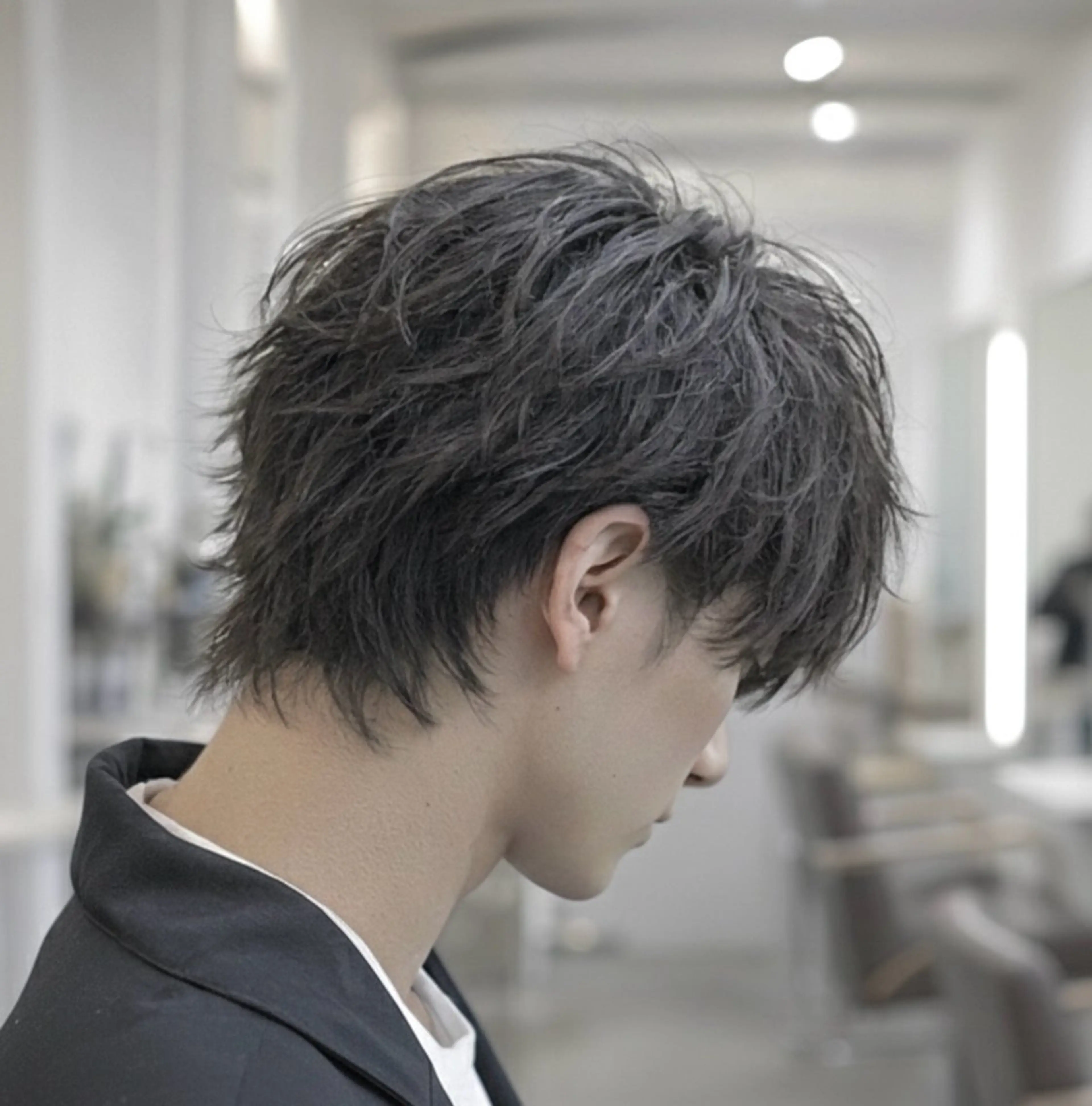 🆘‼️ メンズカットモデル 【 ミディアム / ウルフ系 / 無料 】眉カットサービス⟡.·の写真