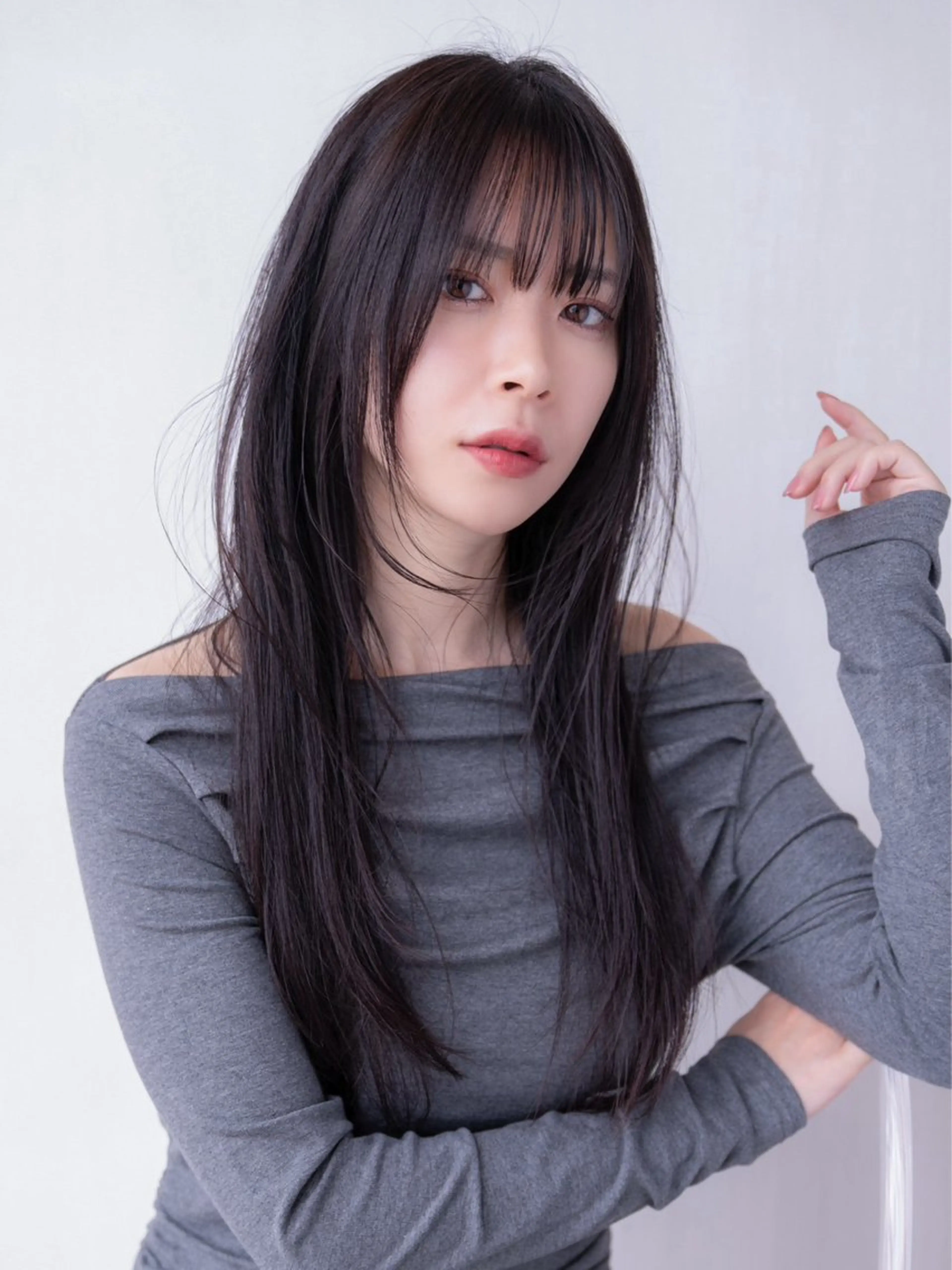 ミディアム カラー ✨髪質改善 縮毛矯正 艶髪 立川 コウキ✨のヘアスタイル