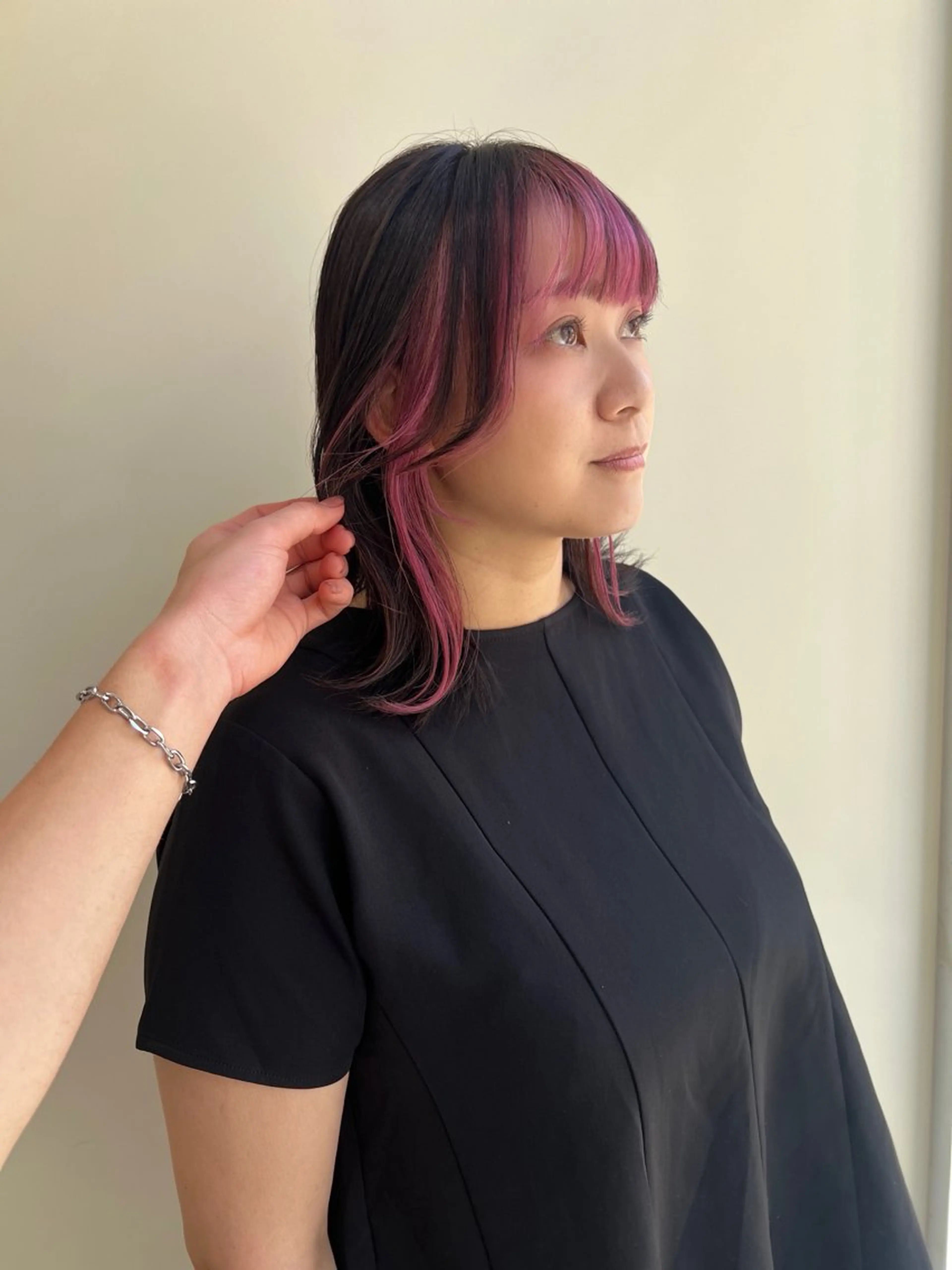 ミディアム カラー ヘアカラー トリートメント tomu/天神大名/ 透明感カラー🐴のヘアスタイル