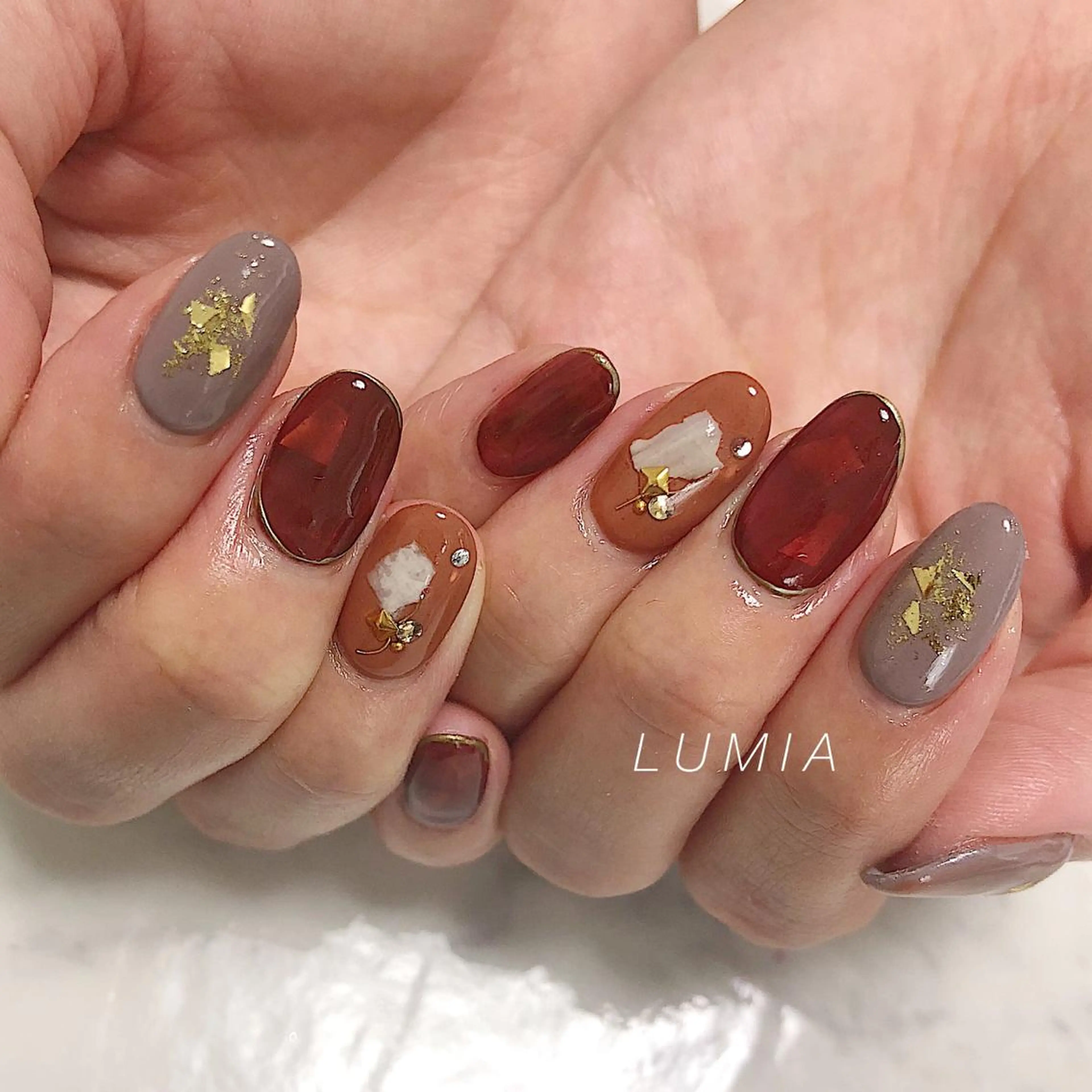 ネイル nail&eyelash Rine所属・Rine 放出 (リネ)のネイルデザイン