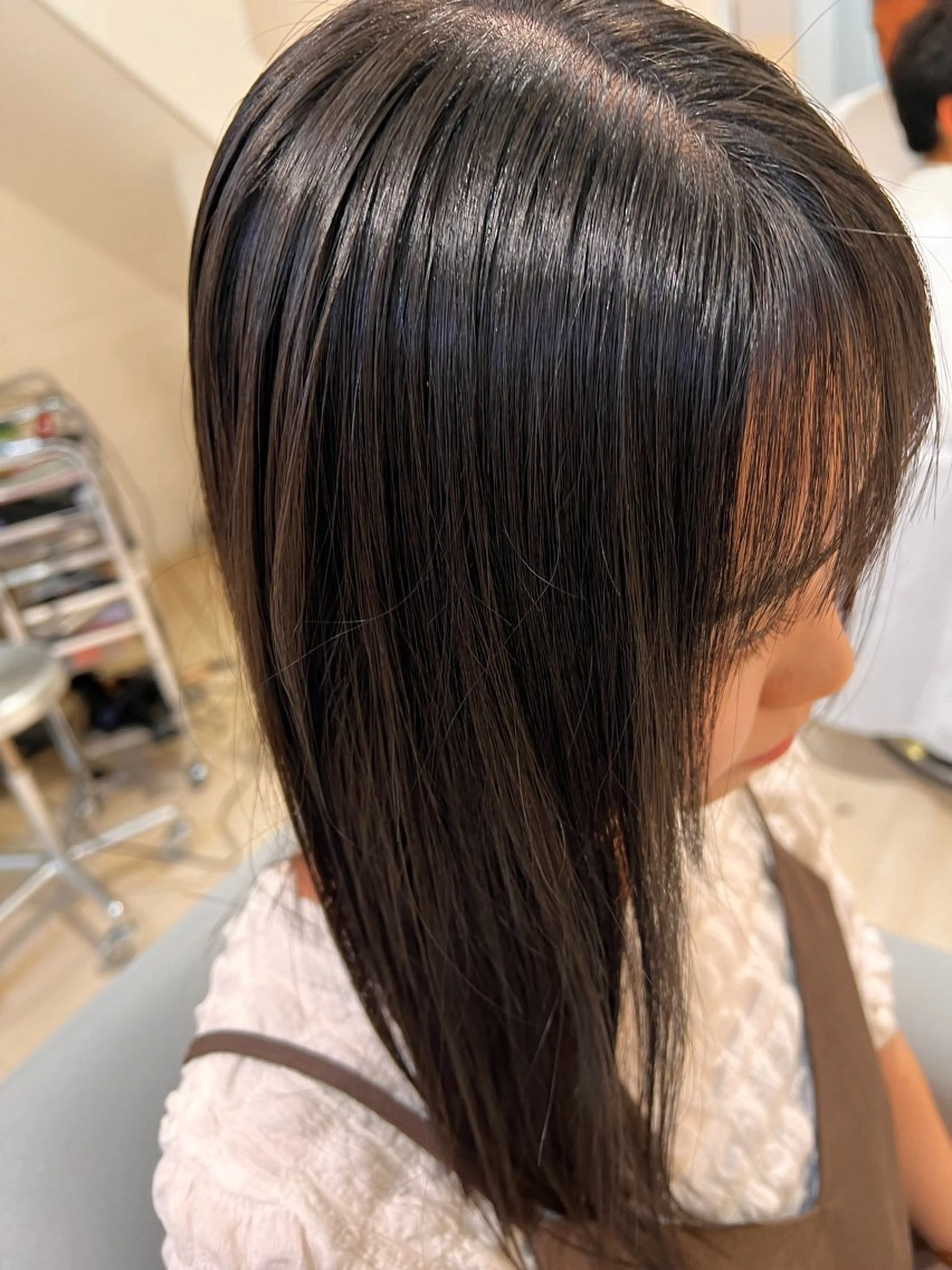 ミディアム カラー パーマ 堀井 凌平のヘアスタイル
