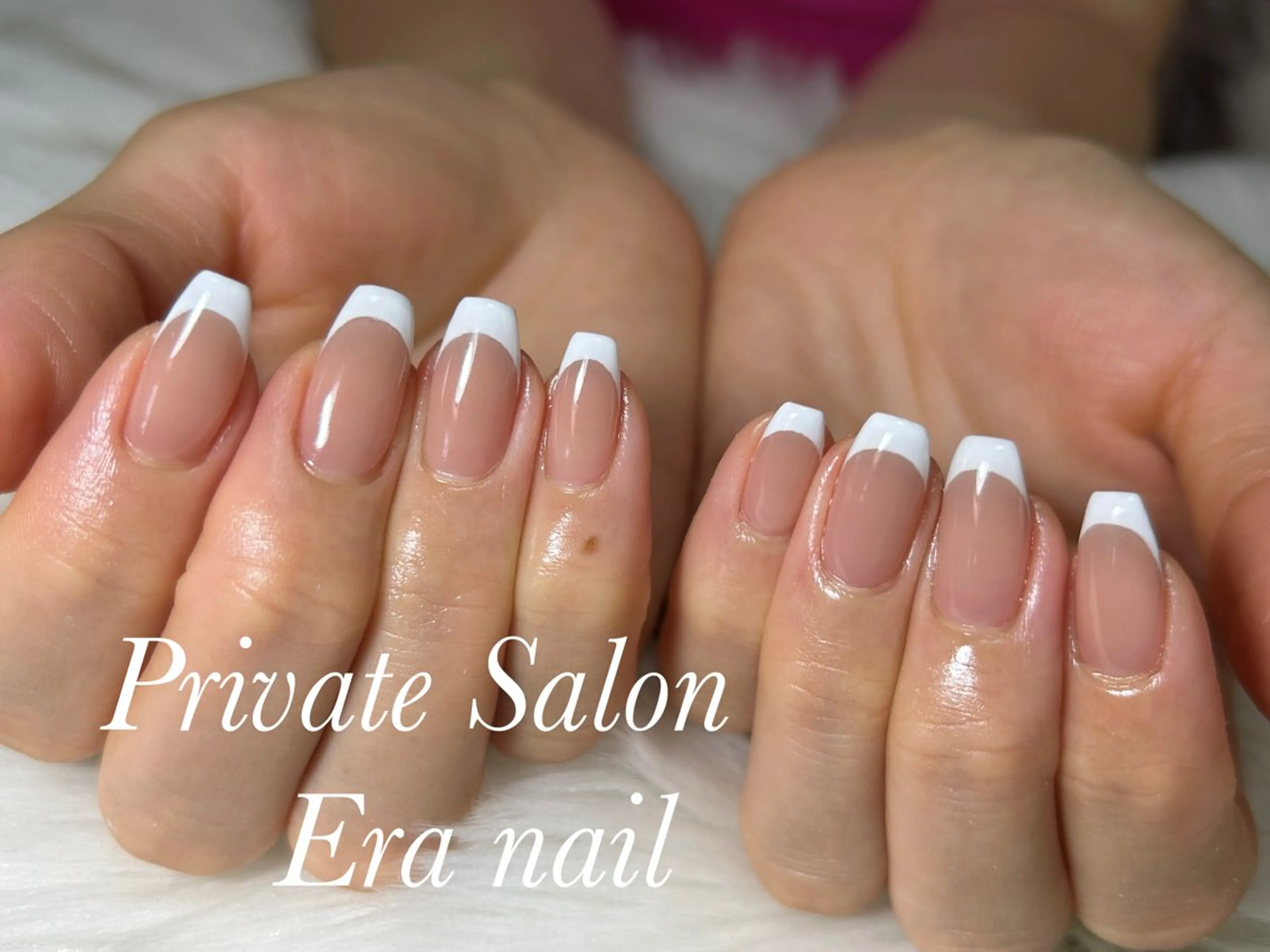 ネイル フレンチネイル ハンドネイル Era nailのネイルデザイン