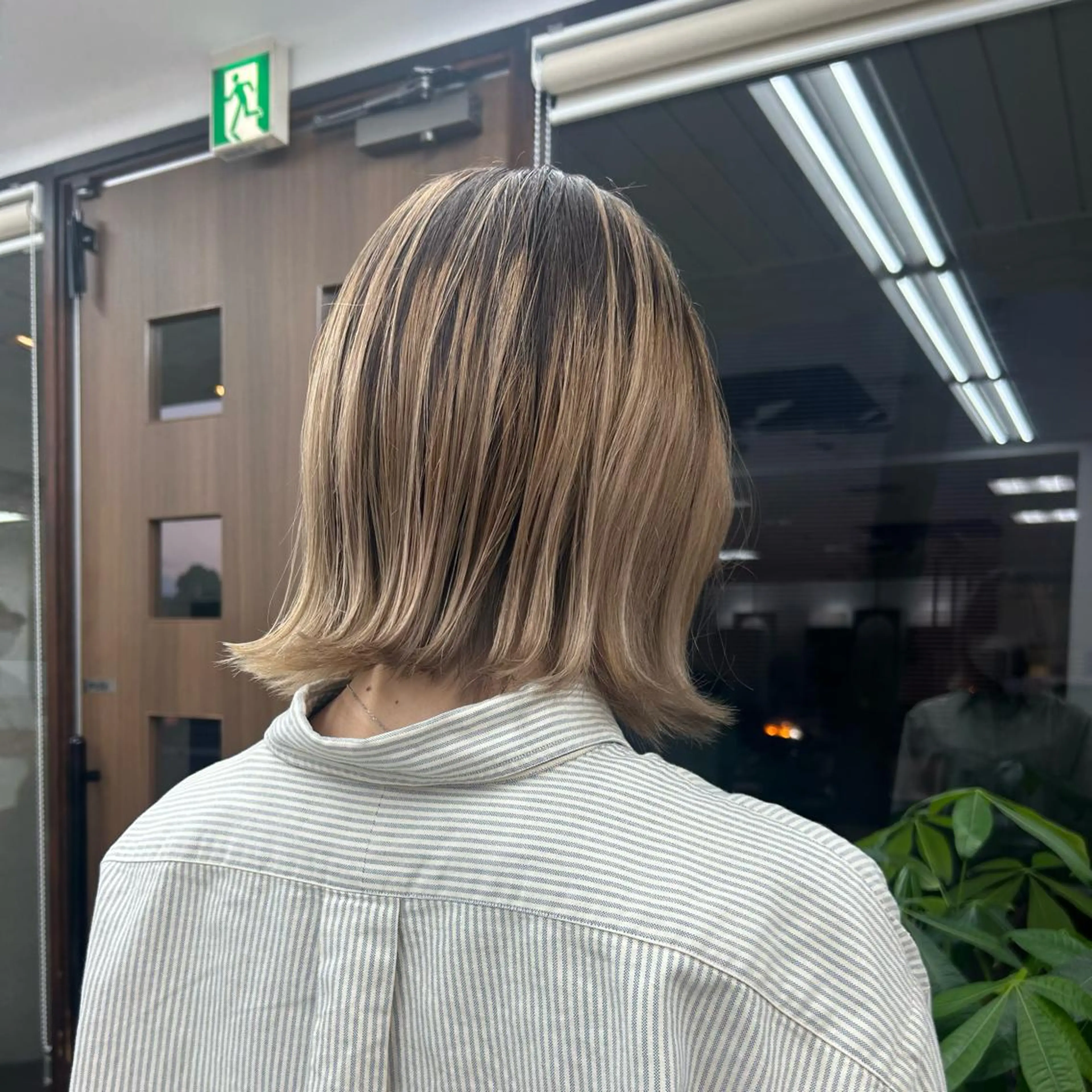 ミディアム ダブルカラー/韓国 ヘア/さわのあかねのヘアスタイル