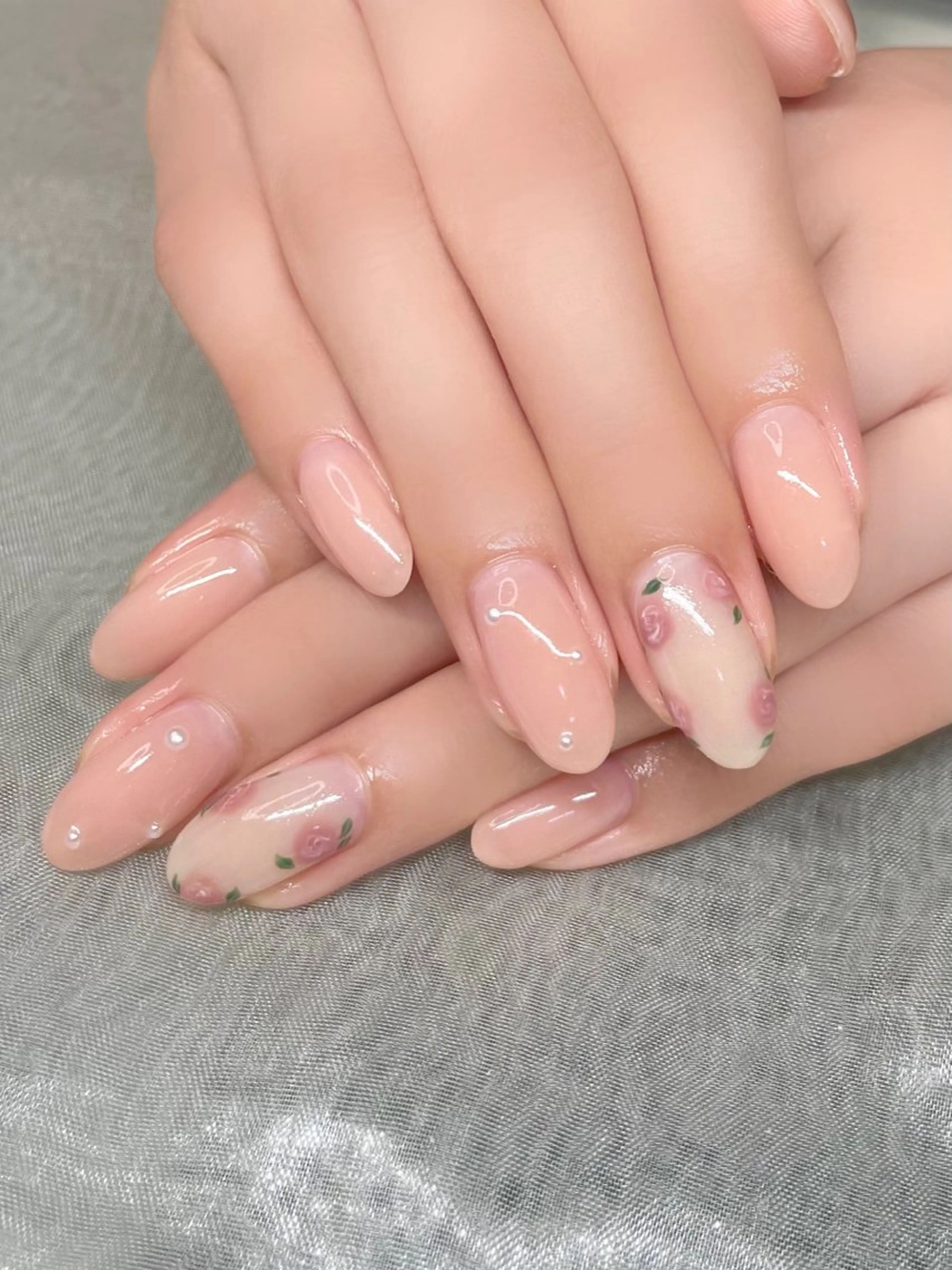 ネイル ストーンネイル ハンドネイル Nailist SUZU所属・Nailist suzuのネイルデザイン