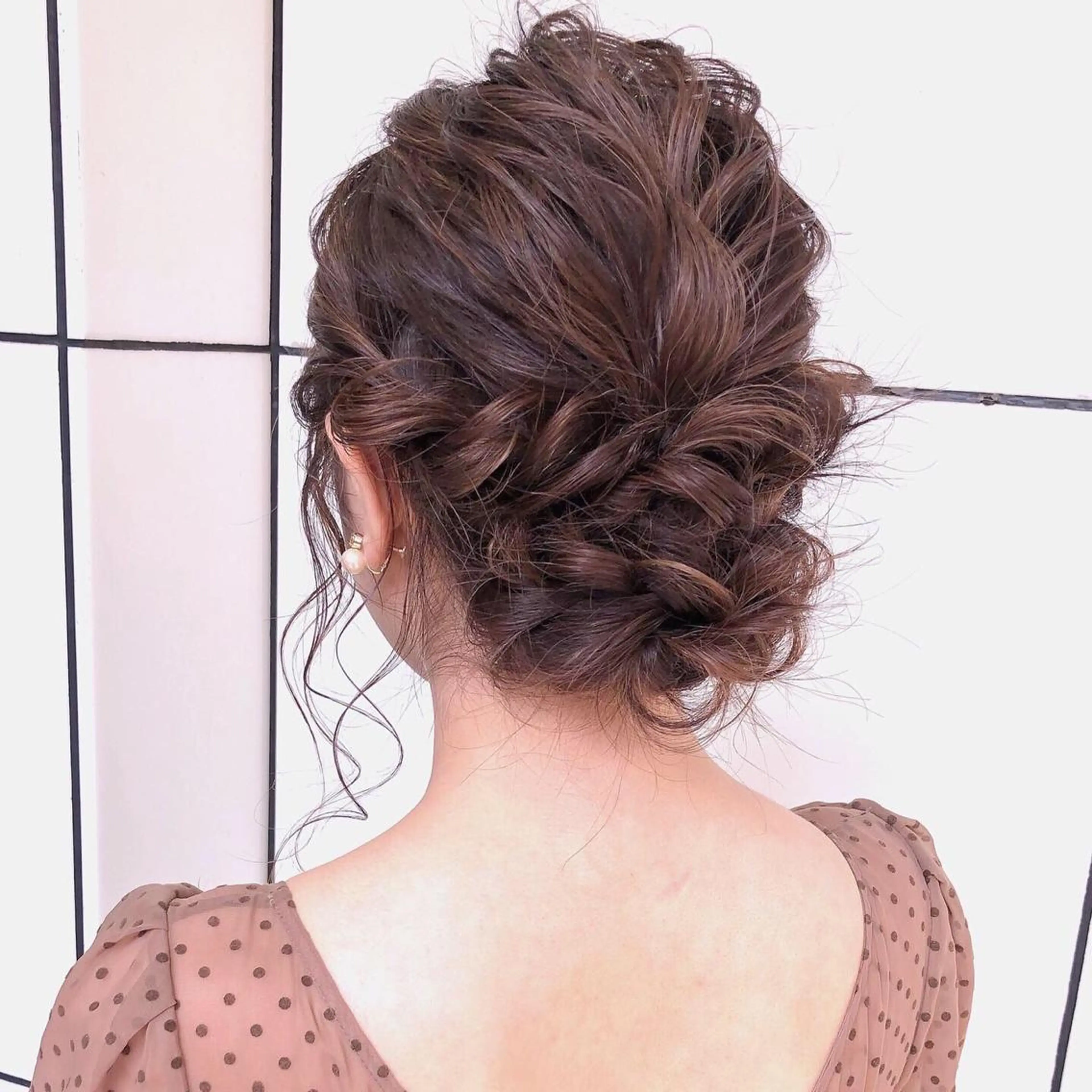 ヘアアレンジ 結婚式・ブライダル ヘアセット 池田 みのりのヘアスタイル