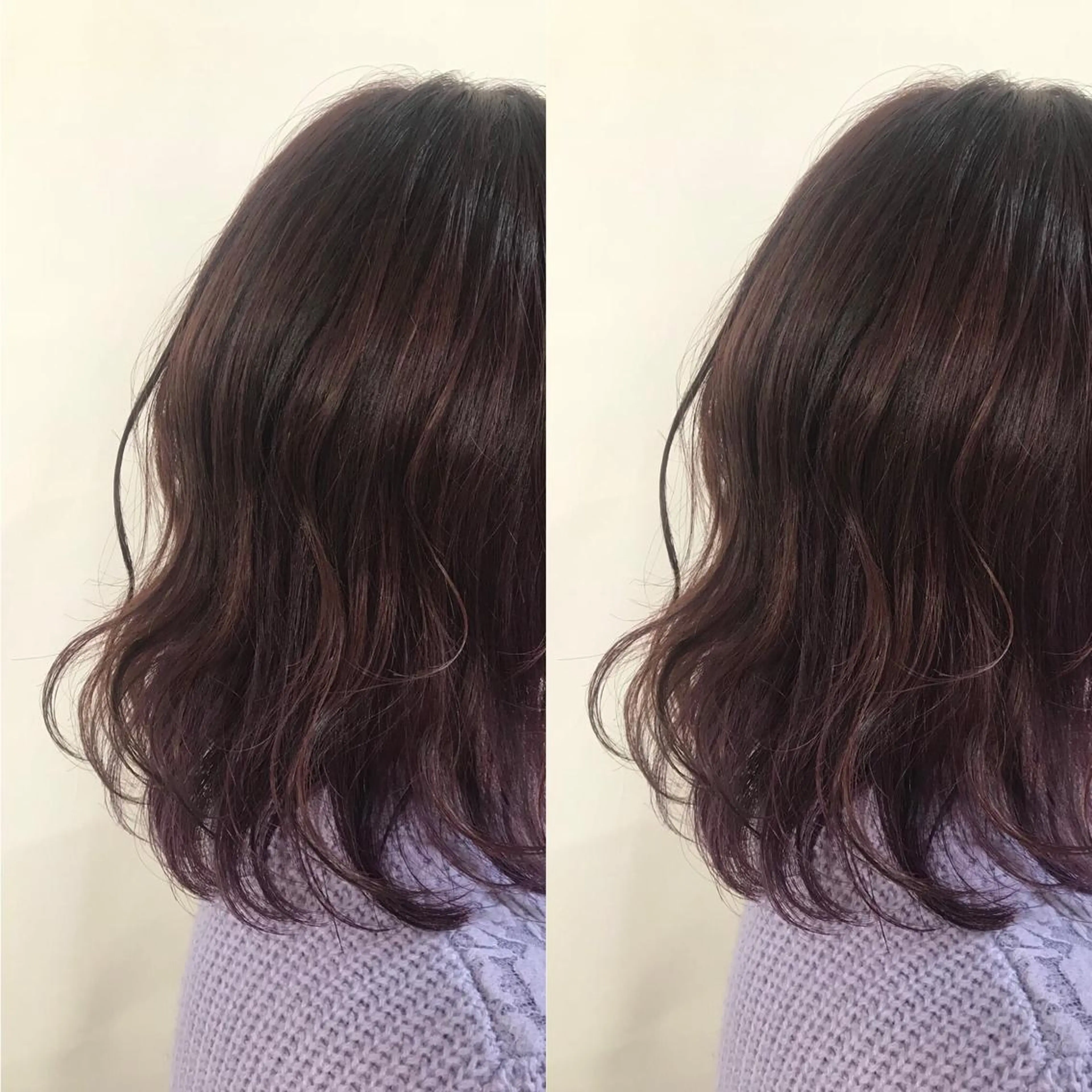 ミディアム カラー SALOWIN所属・小栗 麻衣のヘアスタイル