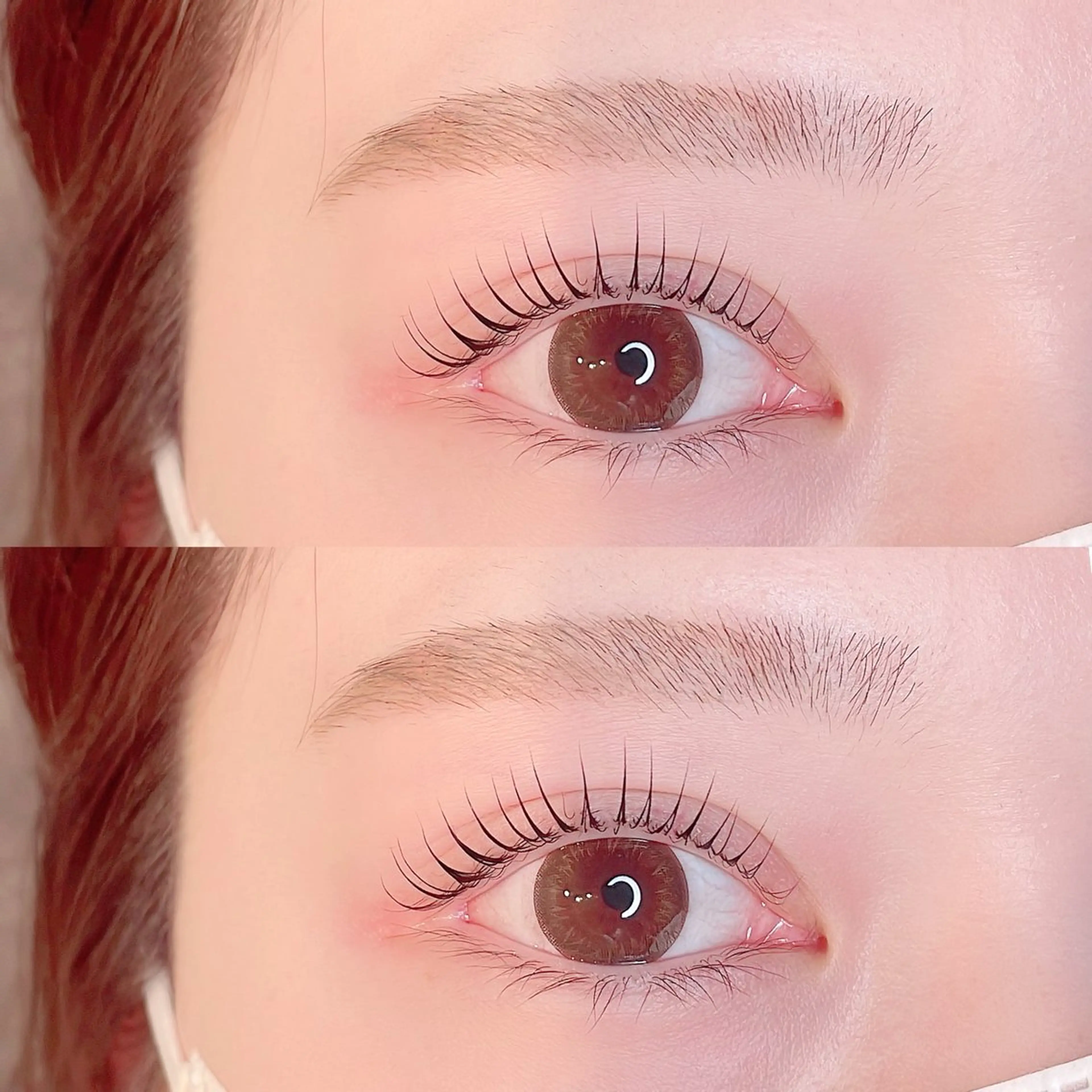 似合わせまつ毛パーマ(上)の写真