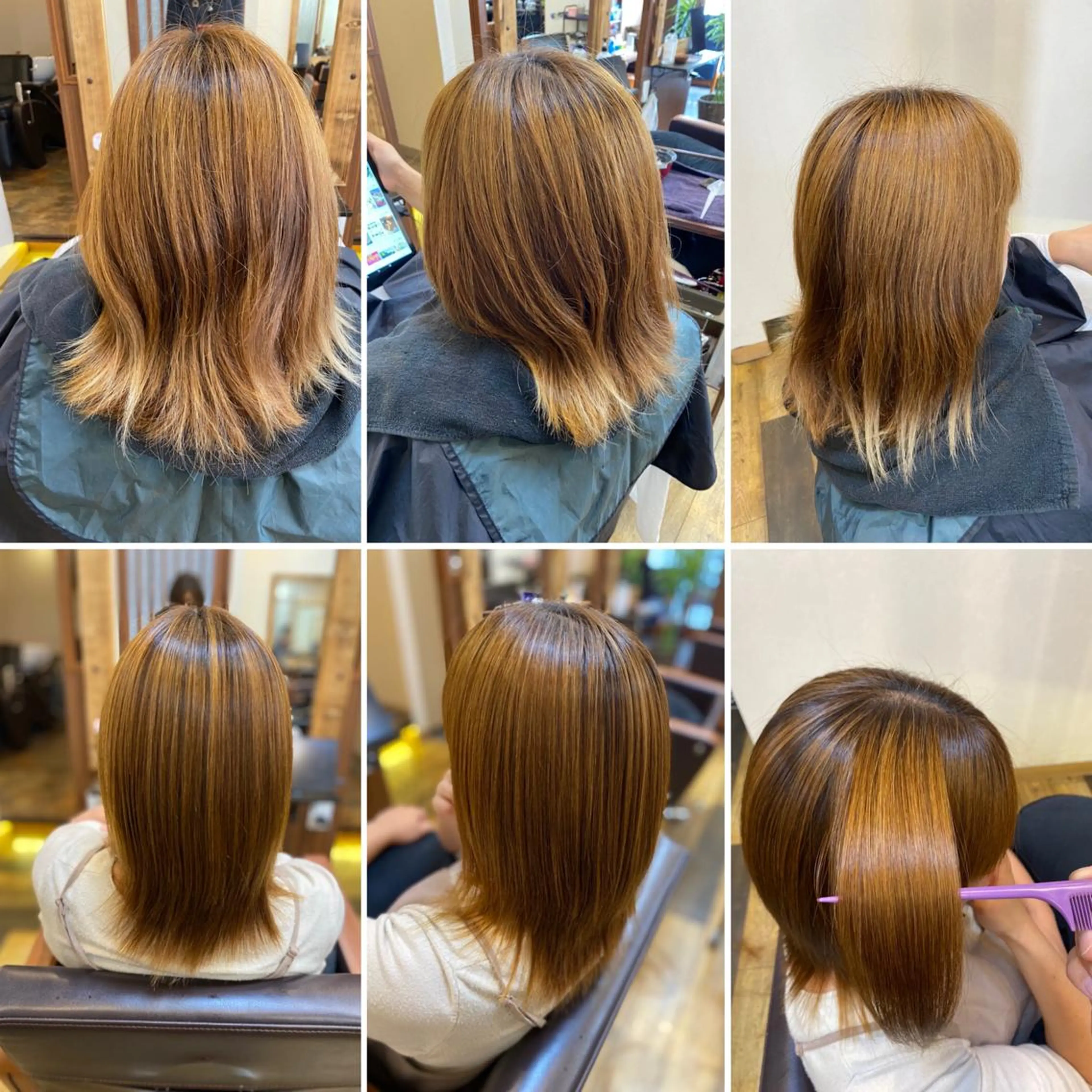 セミロング 酸性ストレート 髪穂庵カミノキモチ所属・🌈喜村 正志🌈のヘアスタイル