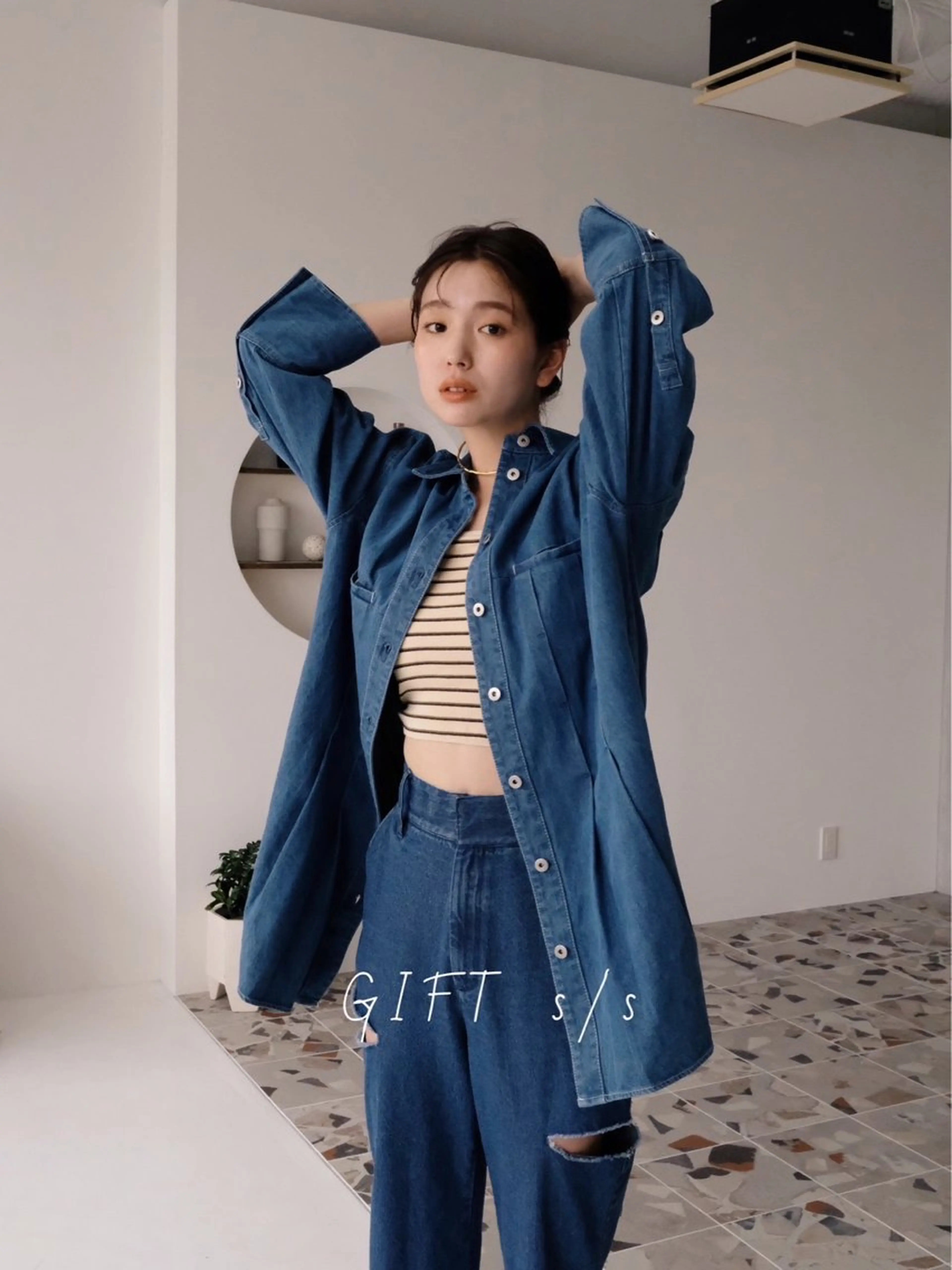 カラー GIFT所属・橋本叶夢/ ショートヘア/透け感のヘアスタイル