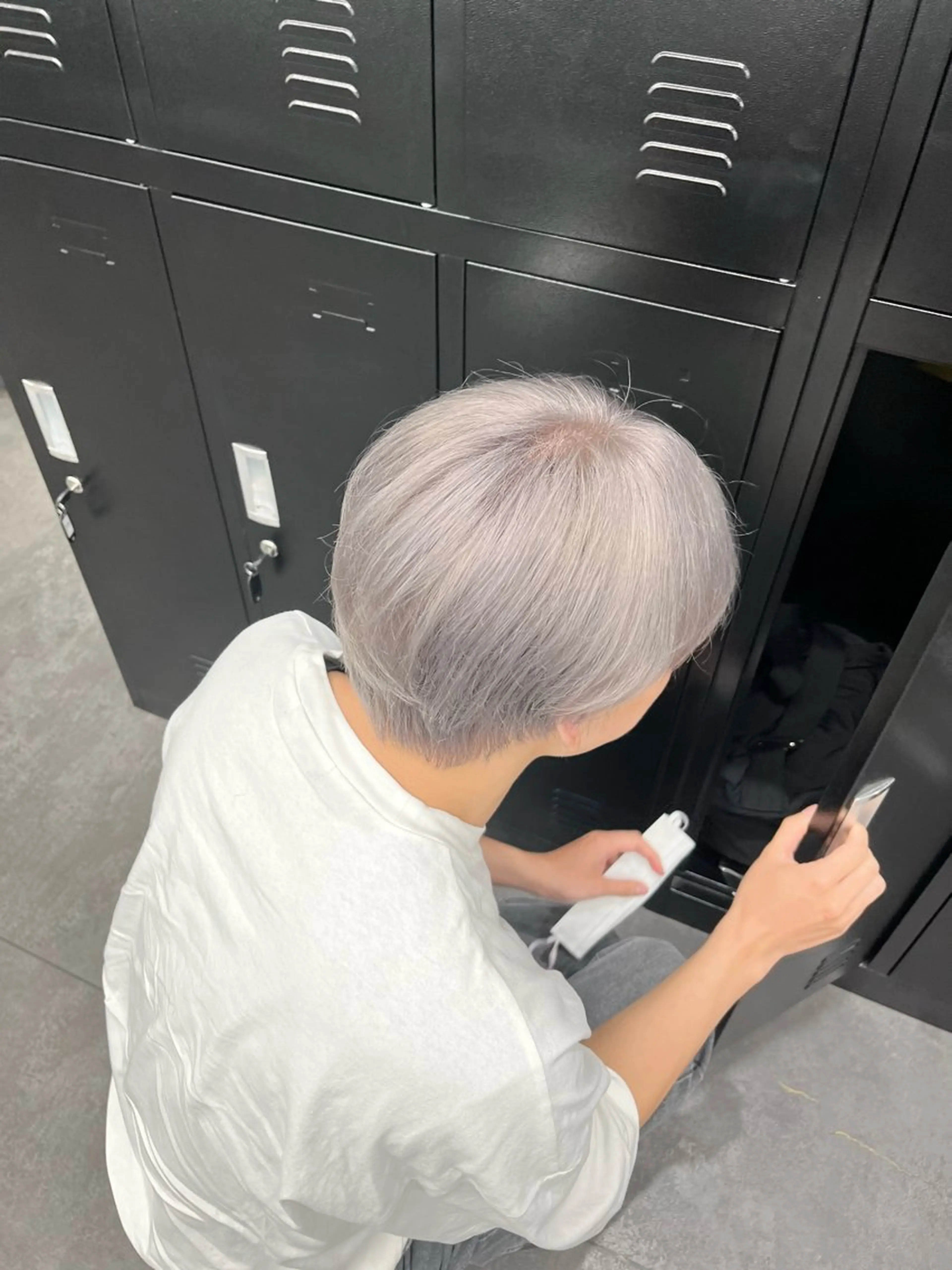 カラー メンズ メンズ韓国風 韓国ヘア🖤/透明感 shihoのヘアスタイル