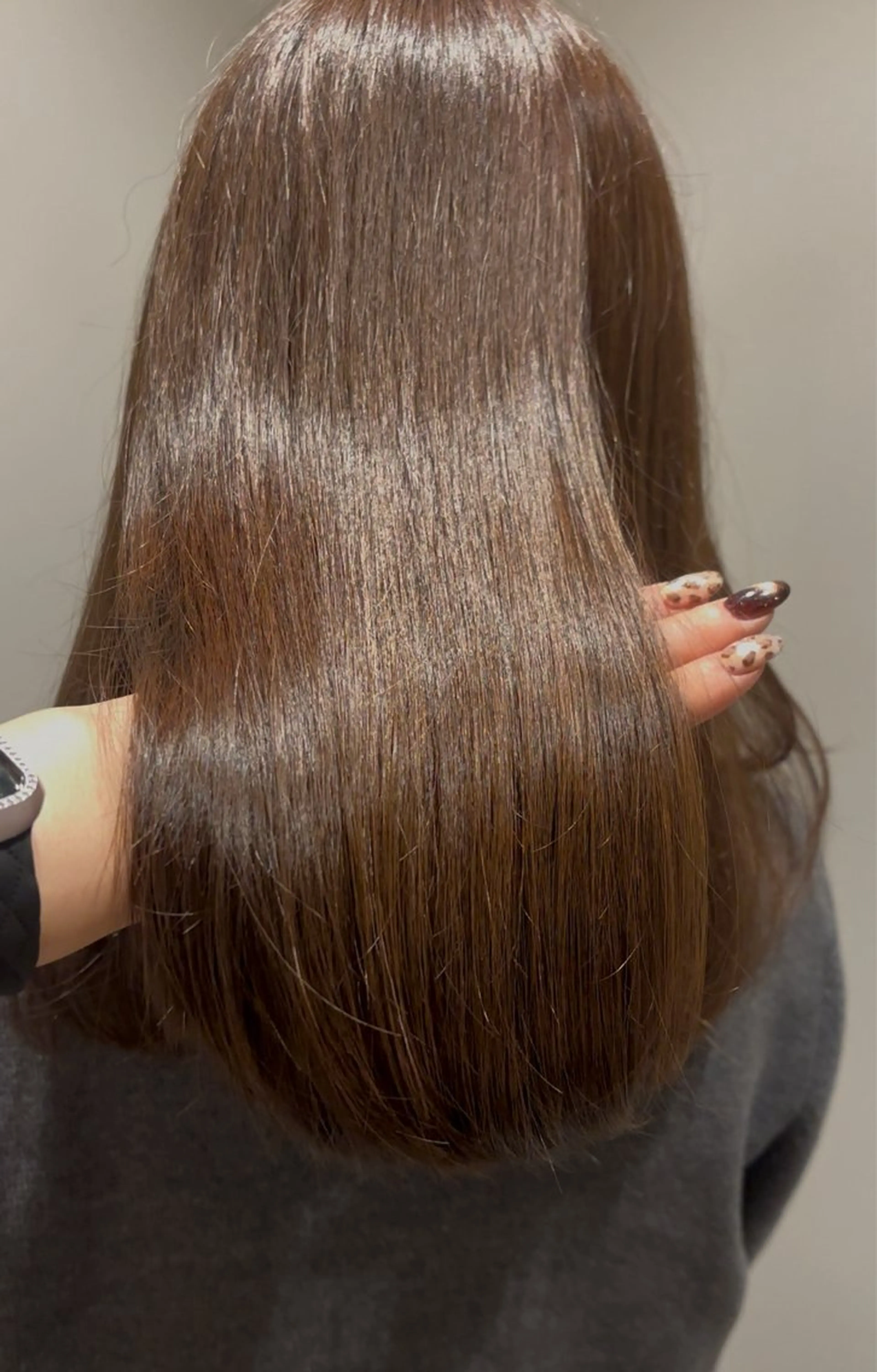 セミロング カラー ヘアカラー トリートメント 髪質改善カラー ブラウン🤎YUMEのヘアスタイル