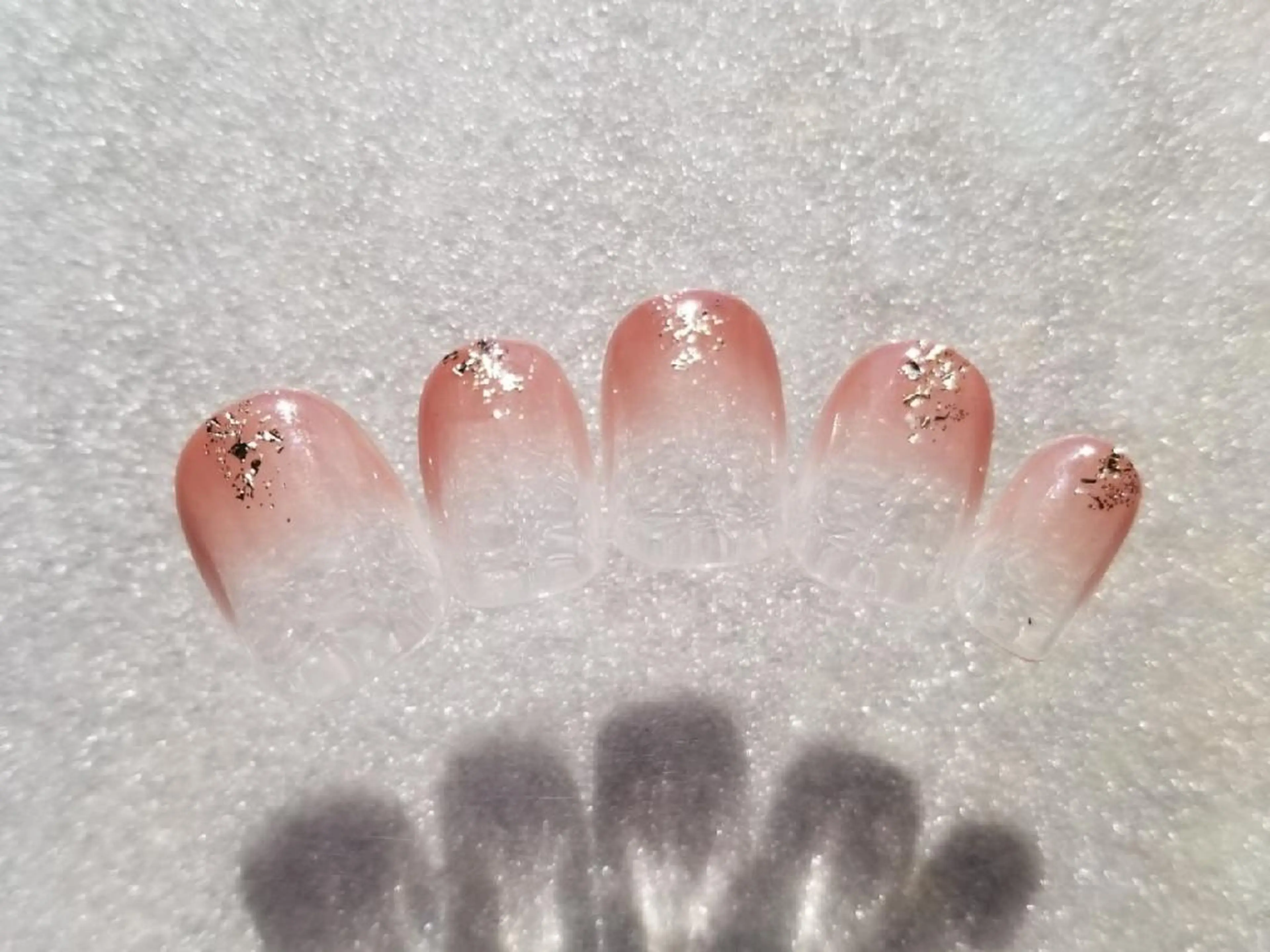 ショート ネイル クリアネイル オフィスネイル 吉祥寺🌟 ネイルフロンティアのネイルデザイン