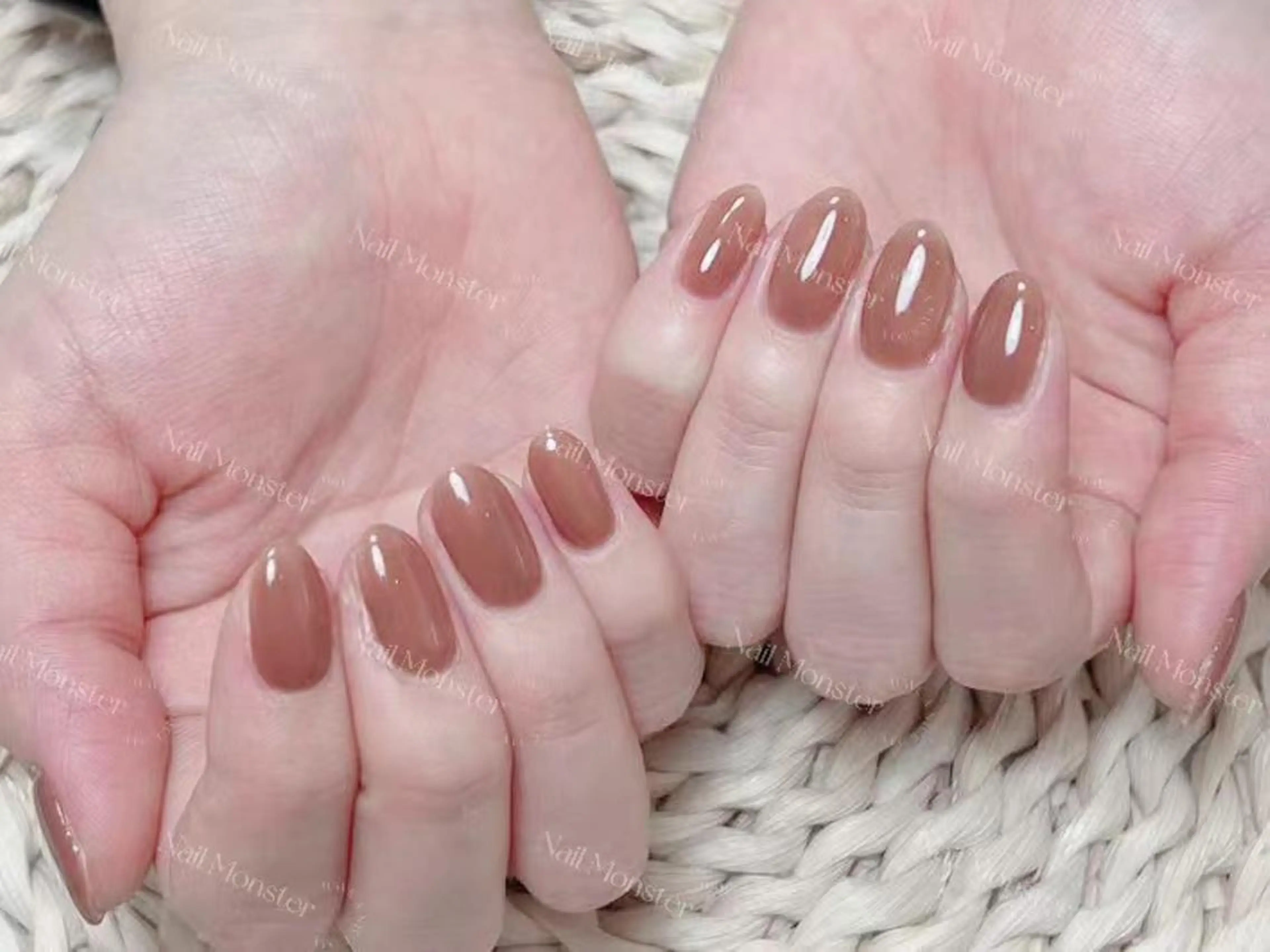 ネイル ワンカラーネイル YUKI_ Monster💟のネイルデザイン